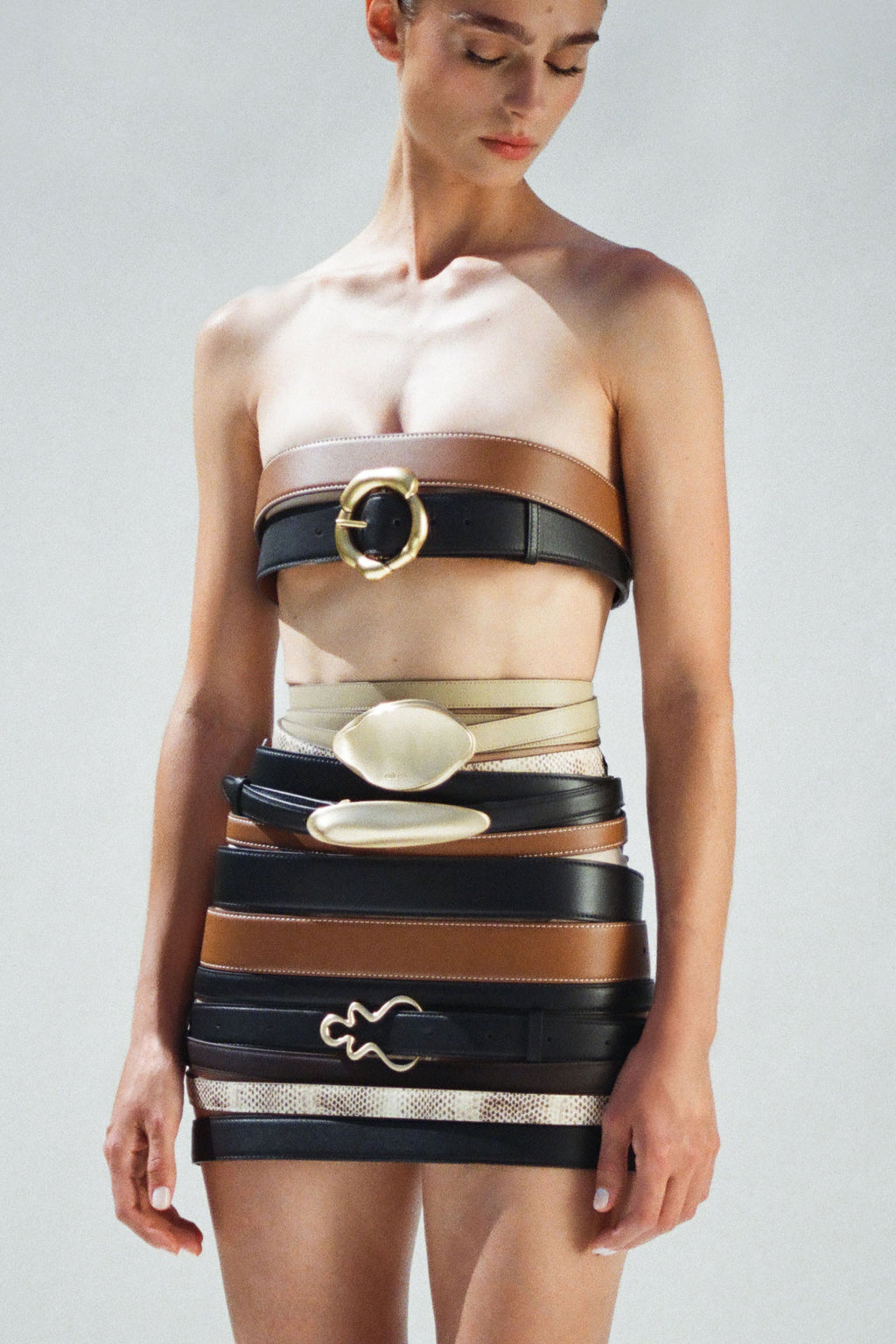 ERIN WRAP BELT - SAND