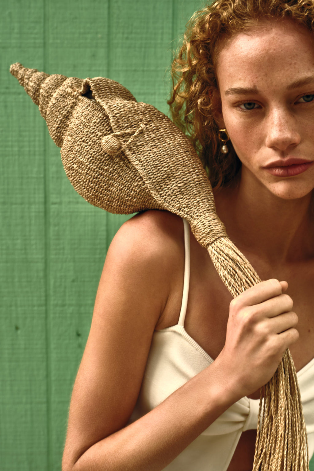 CAMILLA CLUTCH - NATURAL