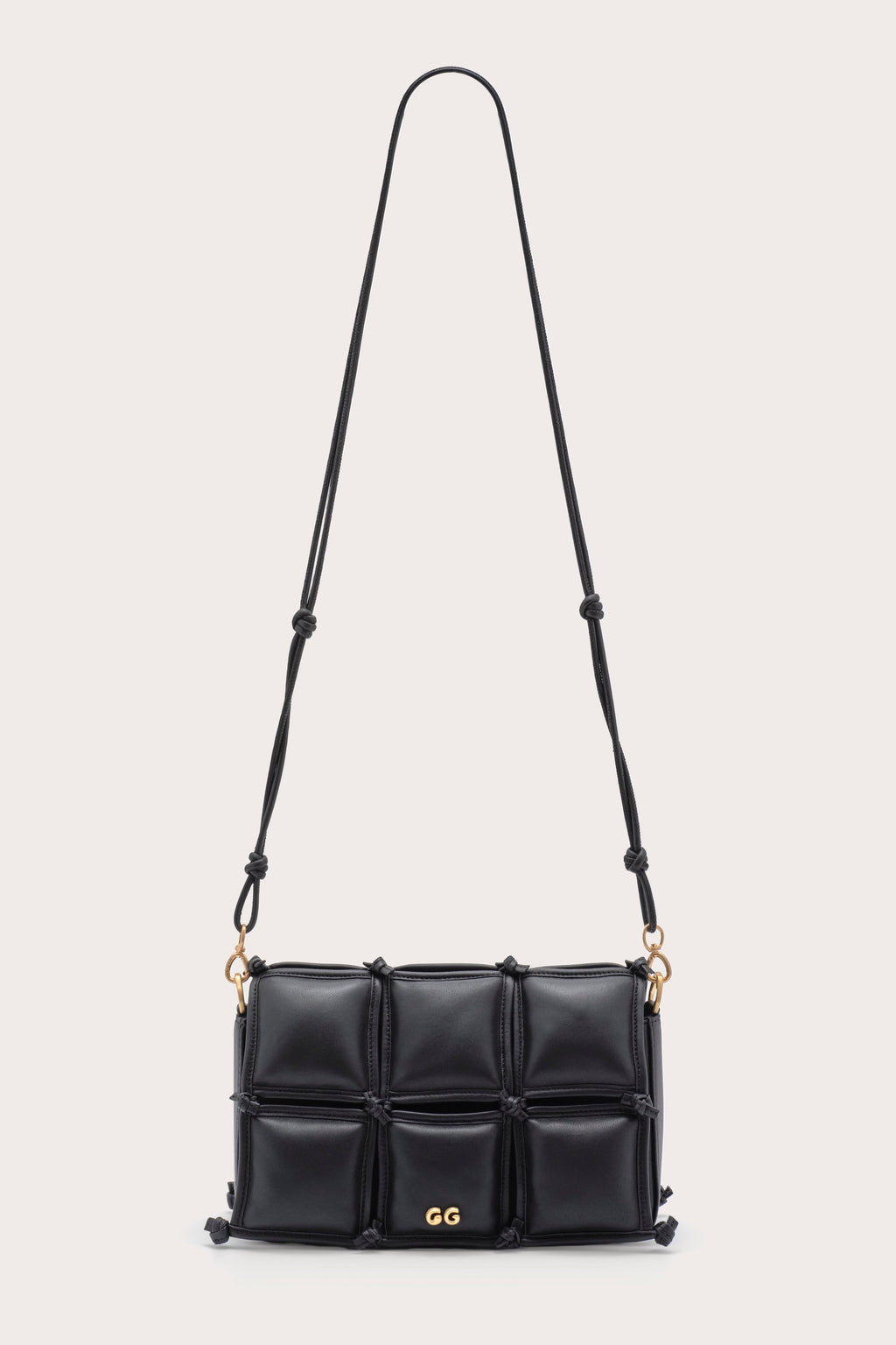 GAIA'S PUFF CROSSBODY BAG - BLACK