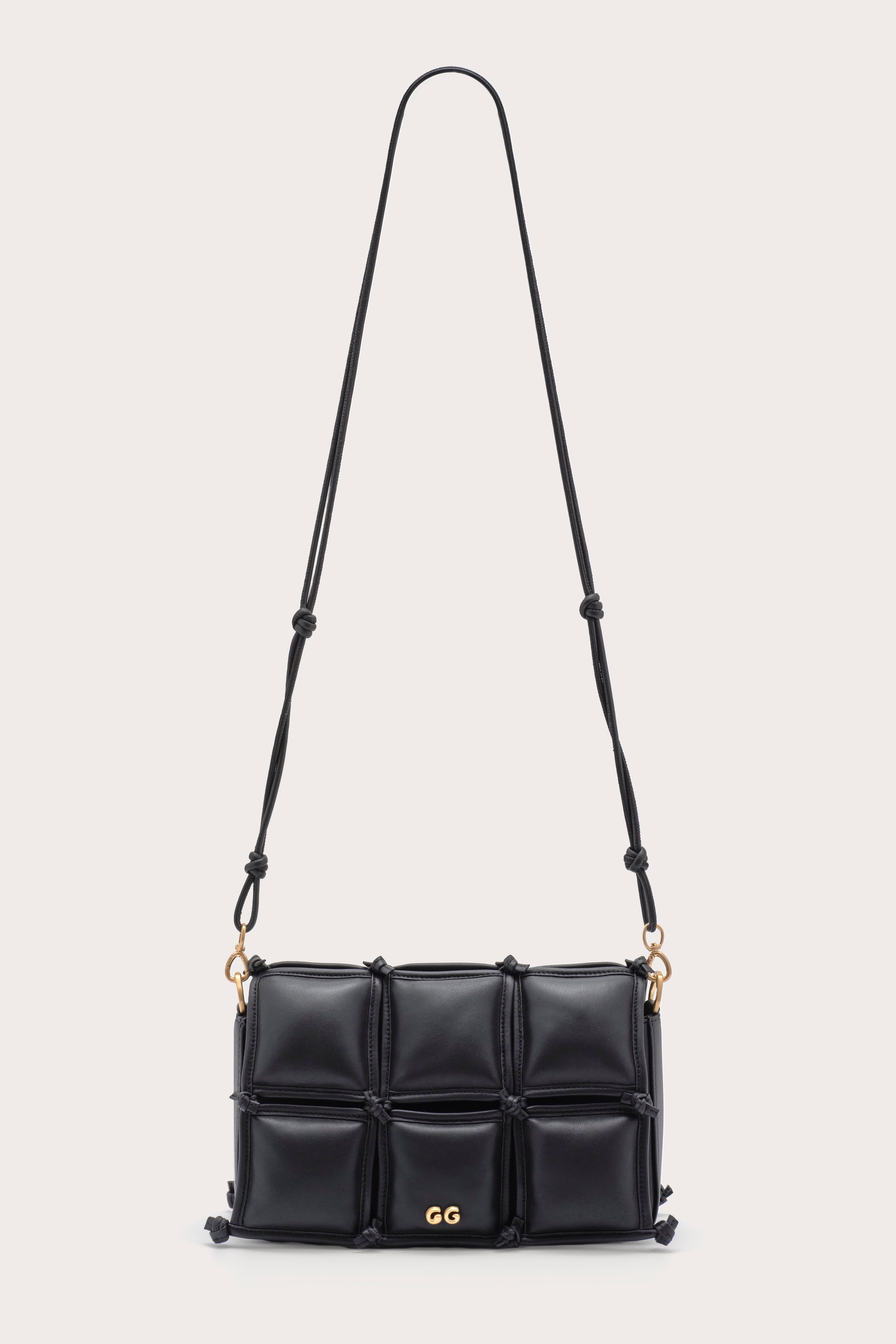 GAIA'S PUFF CROSSBODY BAG - BLACK