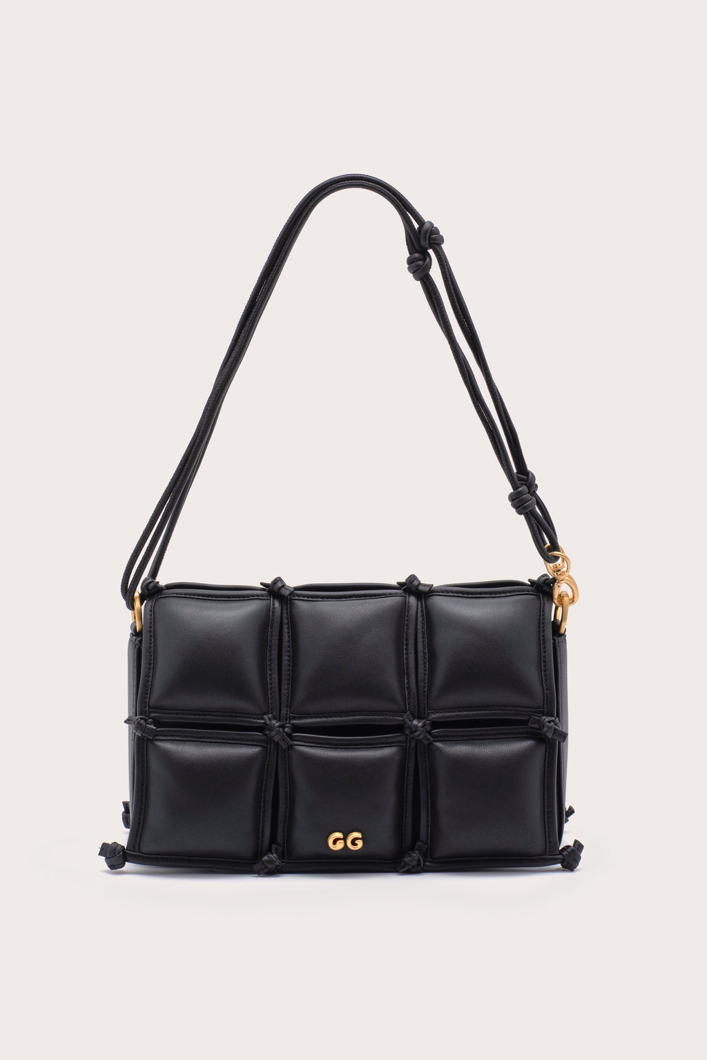 GAIA'S PUFF CROSSBODY BAG - BLACK