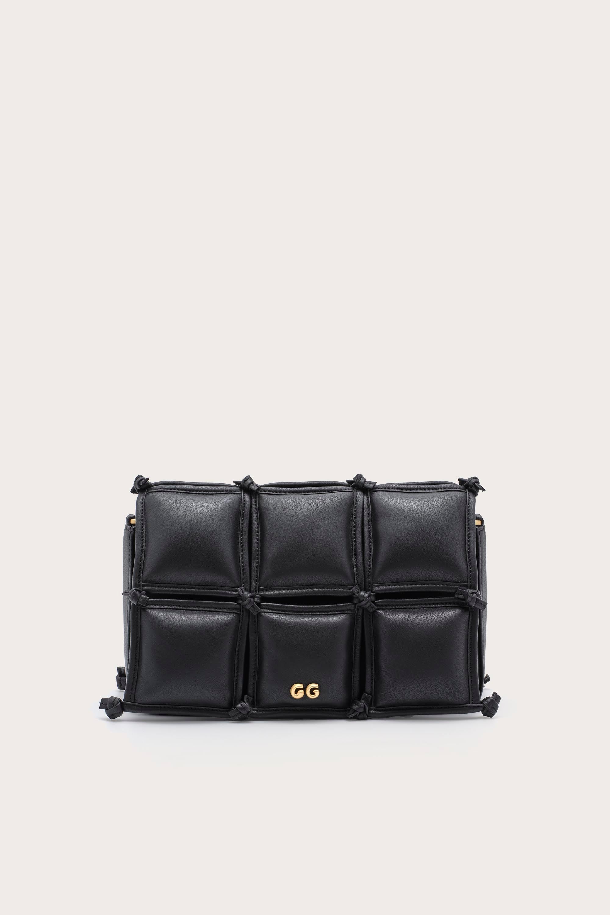 GAIA'S PUFF CROSSBODY BAG - BLACK