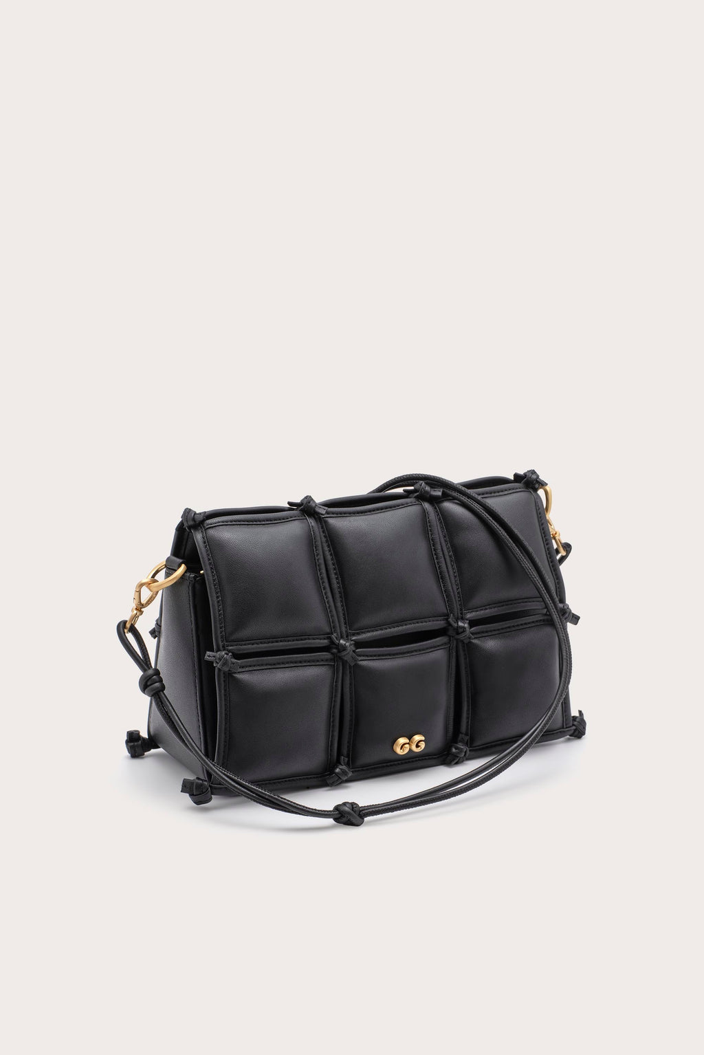 GAIA'S PUFF CROSSBODY BAG - BLACK