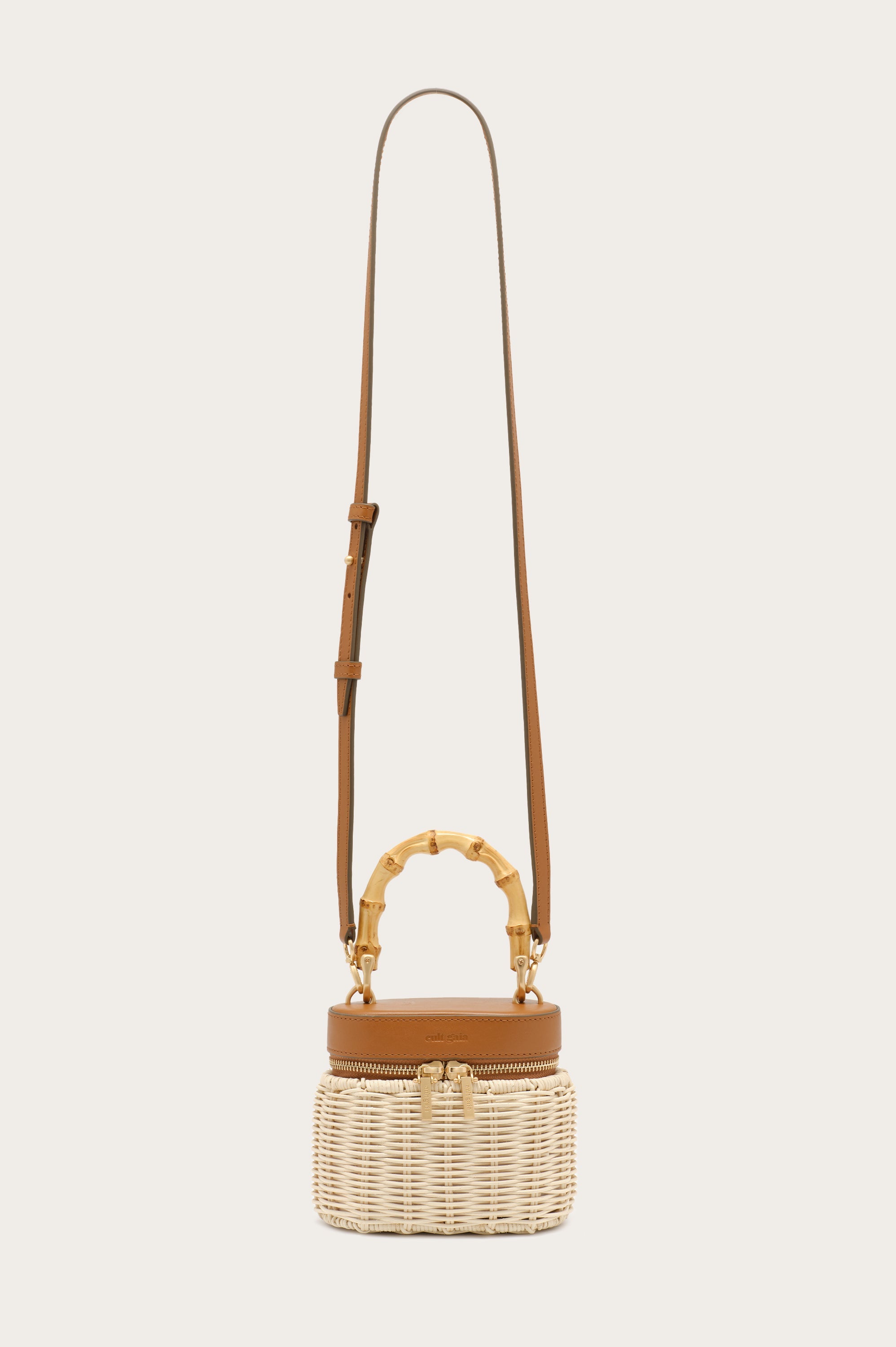 GWYNETH NANO CROSSBODY BAG - CUOIO