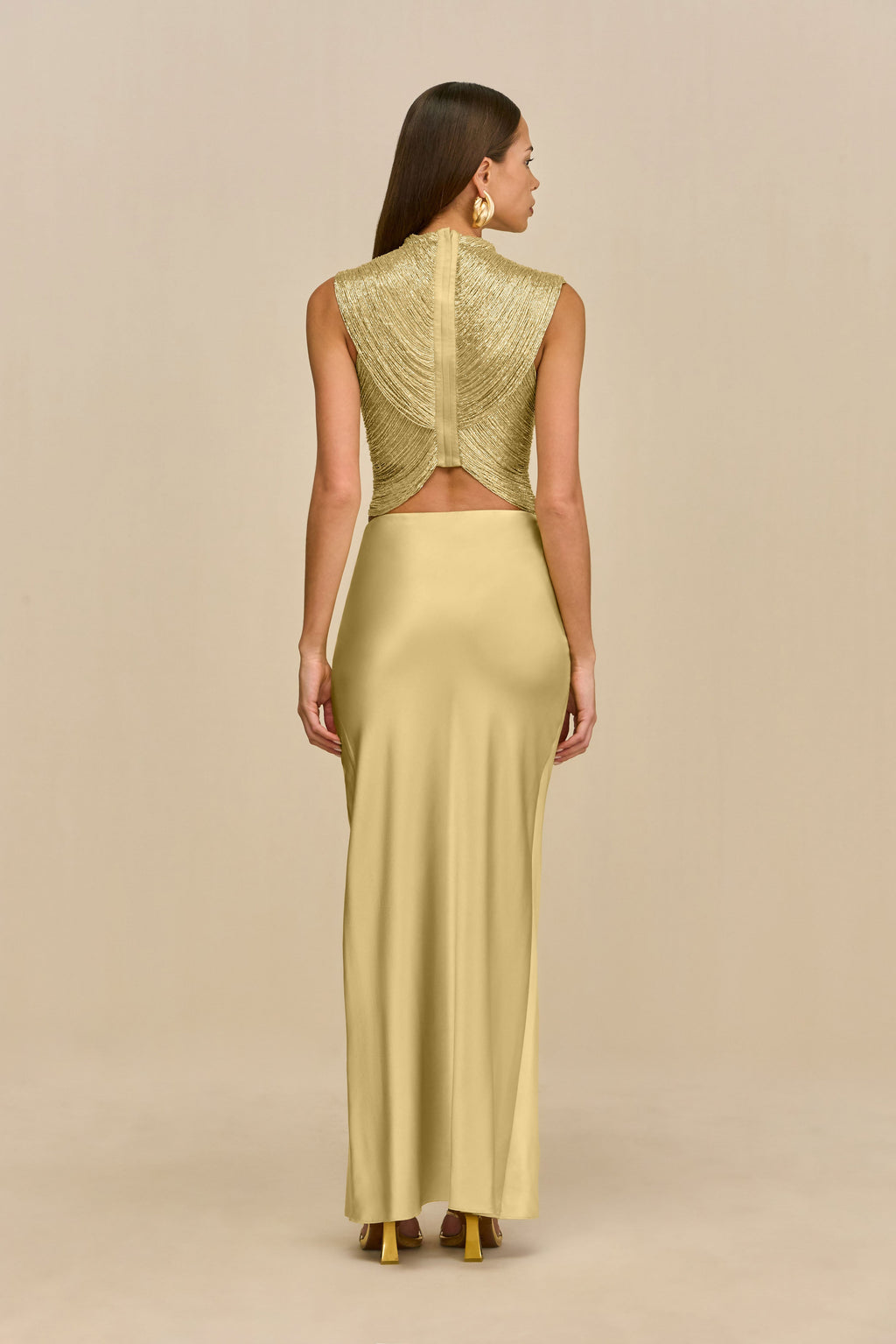 CHANTEL SKIRT - LIGHT GOLD