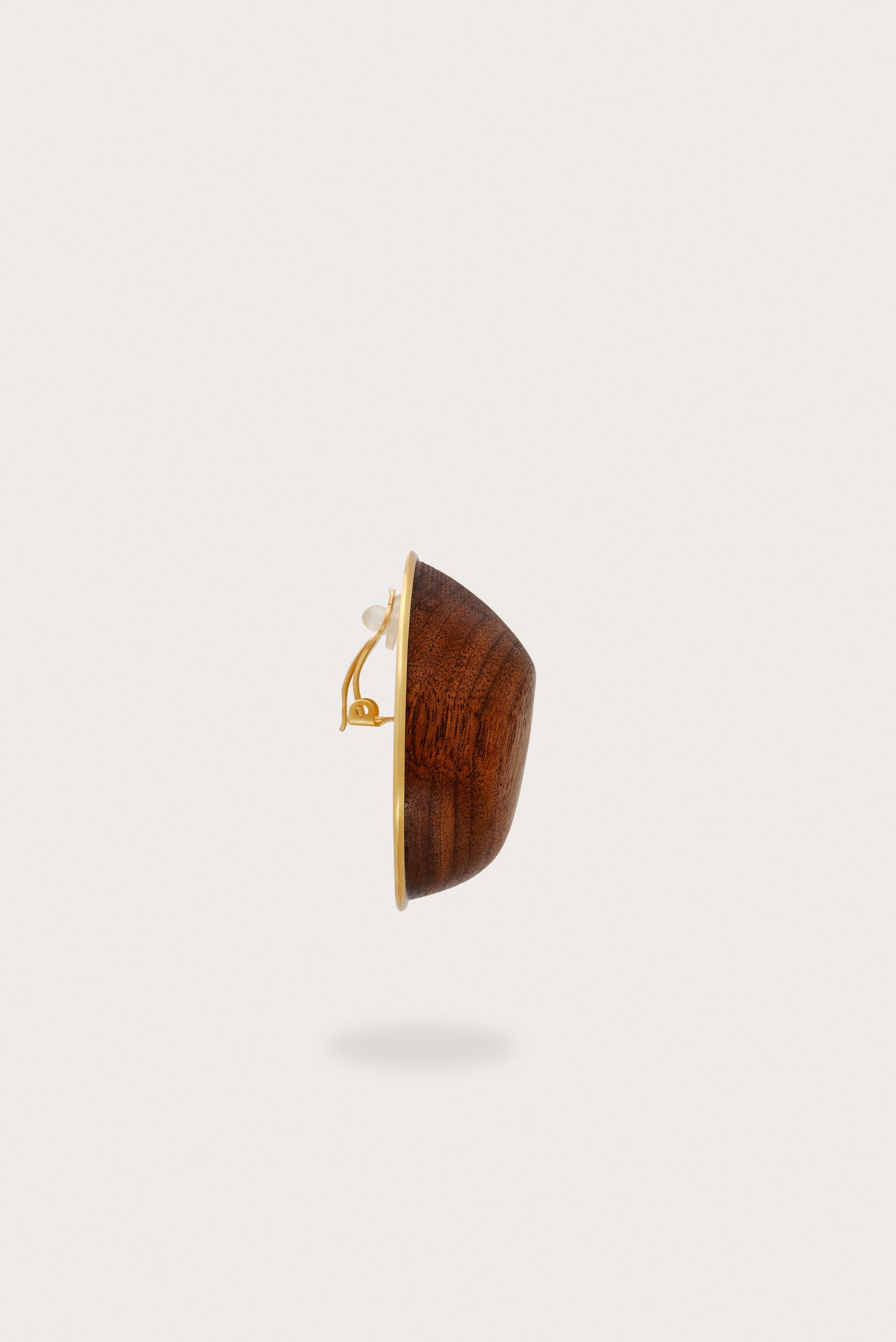 INA EARRING - WALNUT