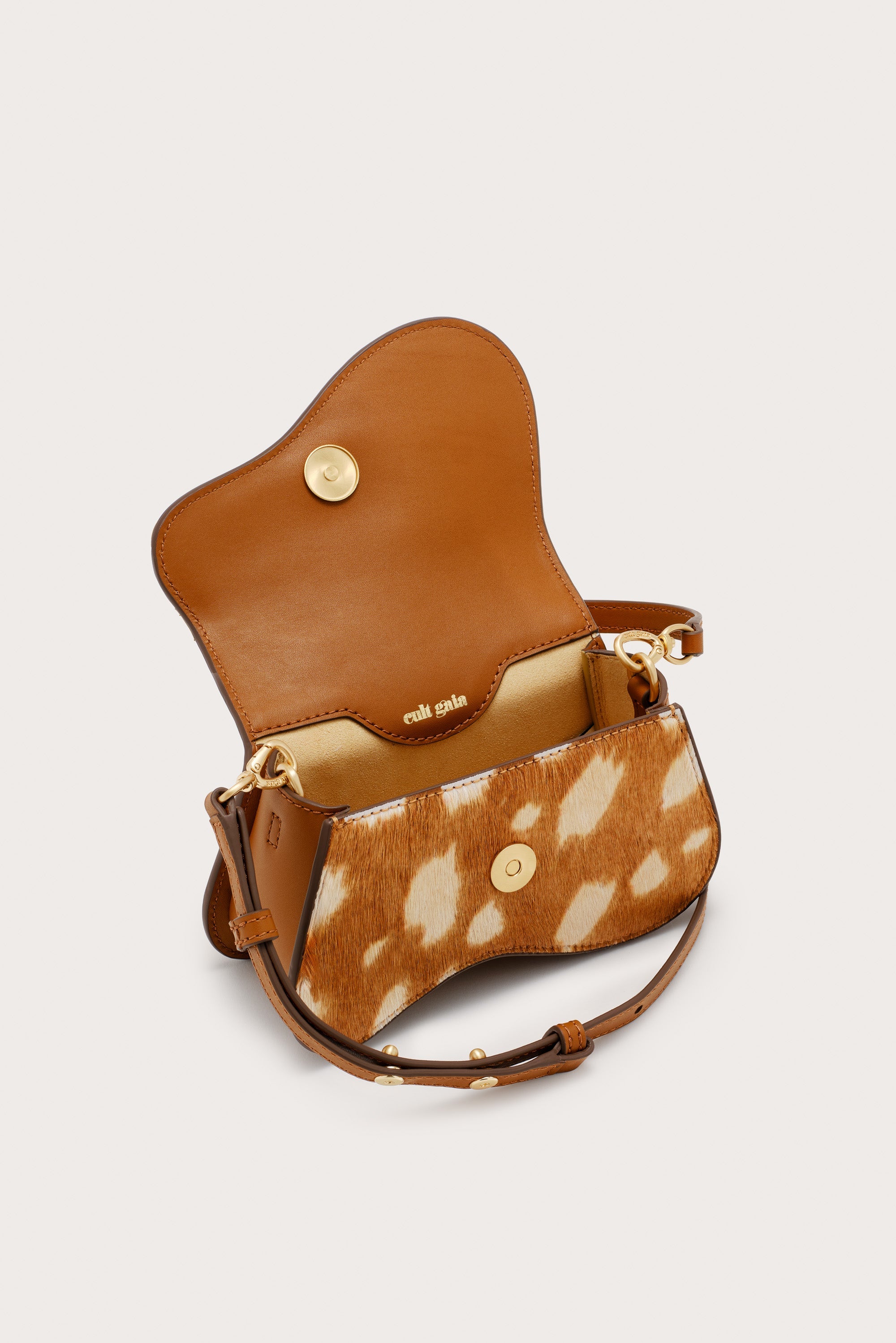 KAZIA NANO CROSSBODY BAG - CERVINO