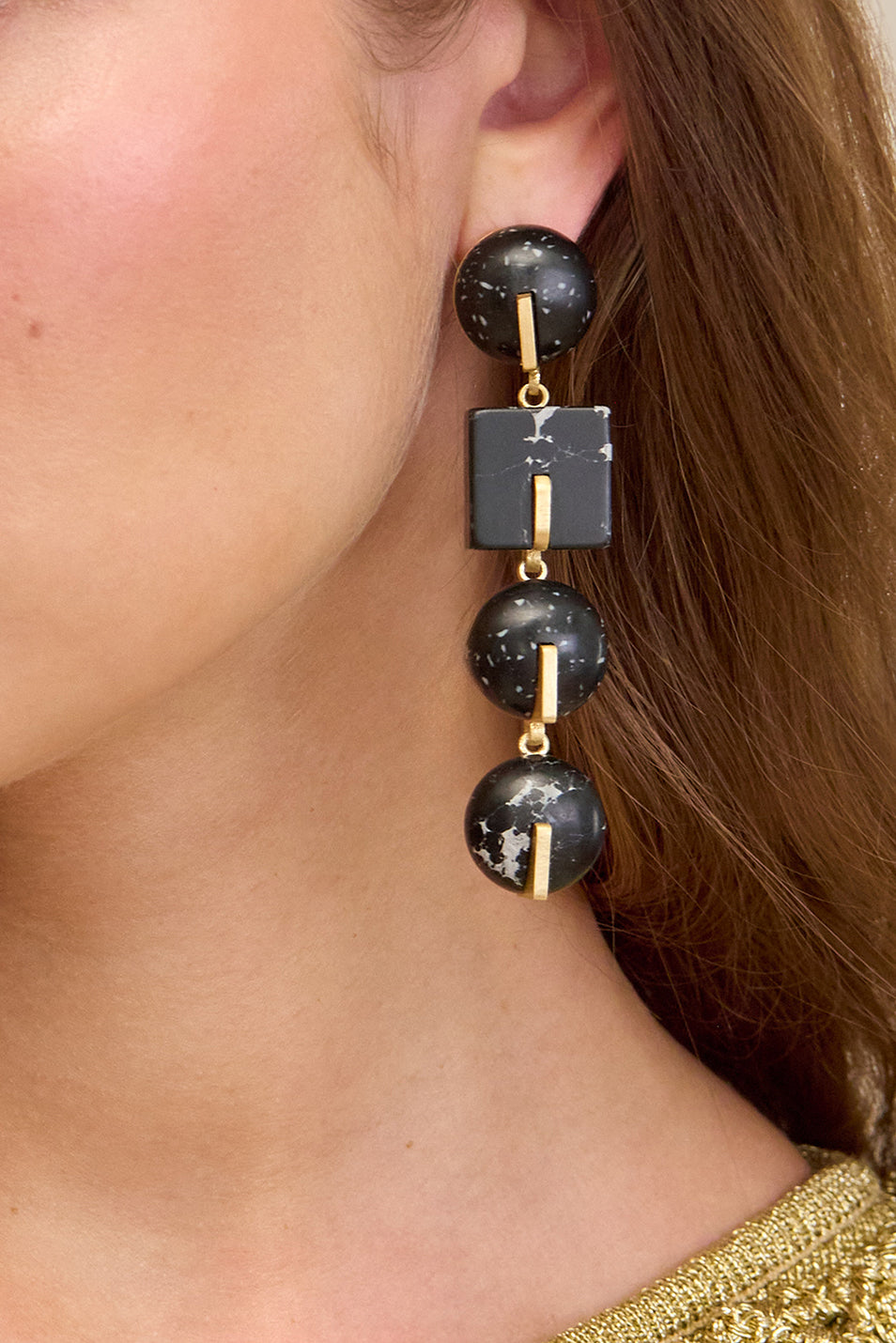 LAGUNA EARRING - BLACK MULTI