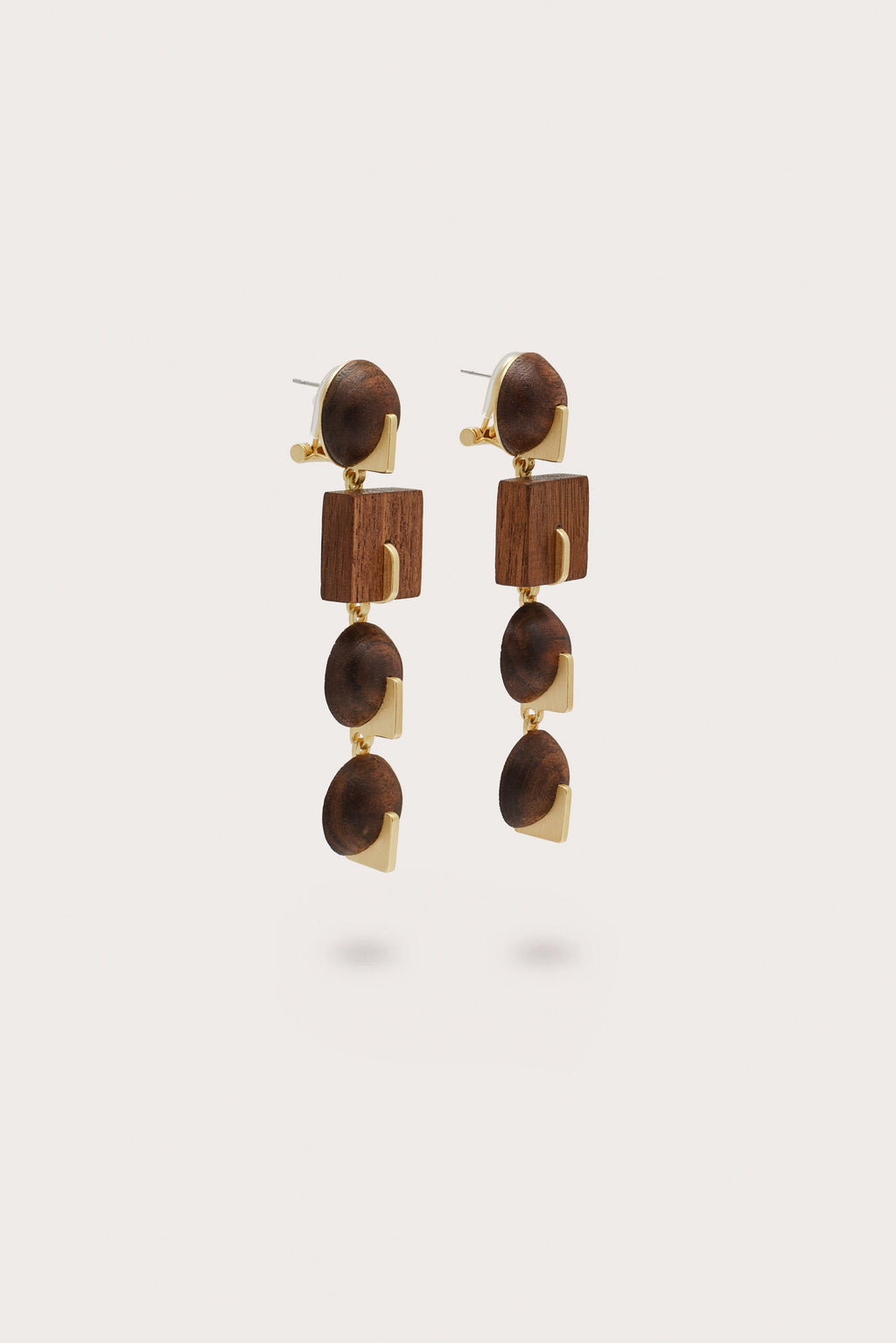 LAGUNA EARRING - WALNUT