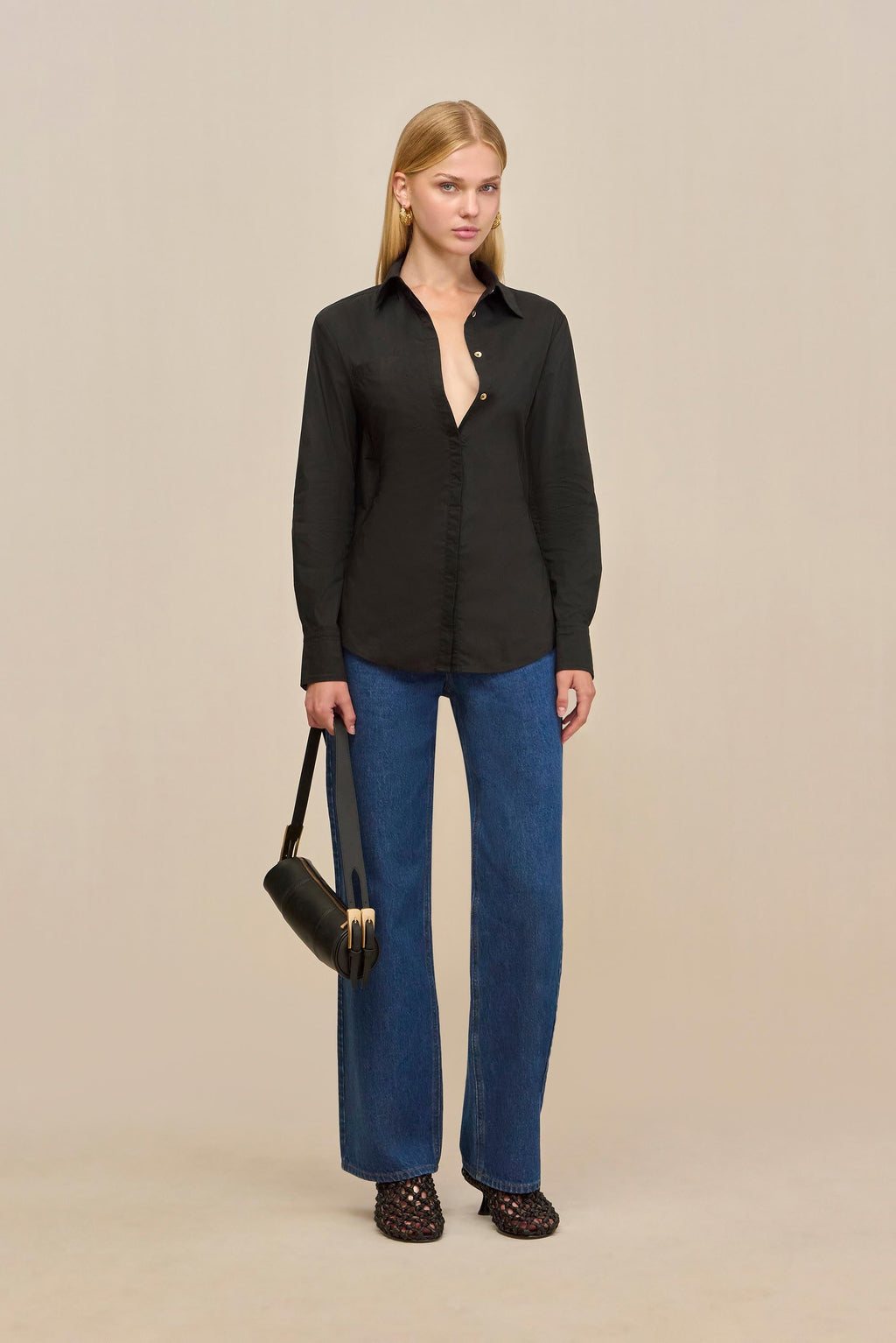 LAINA SHOULDER BAG - BLACK