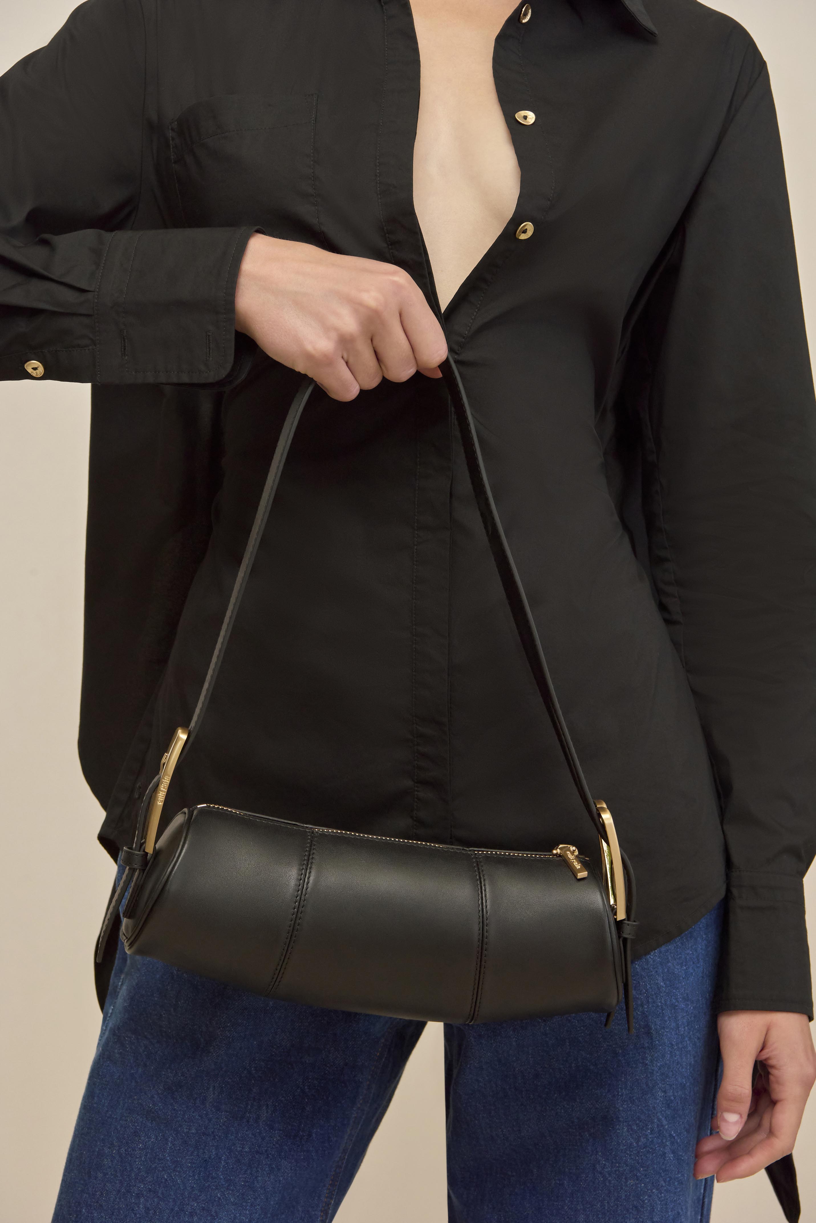 LAINA SHOULDER BAG - BLACK