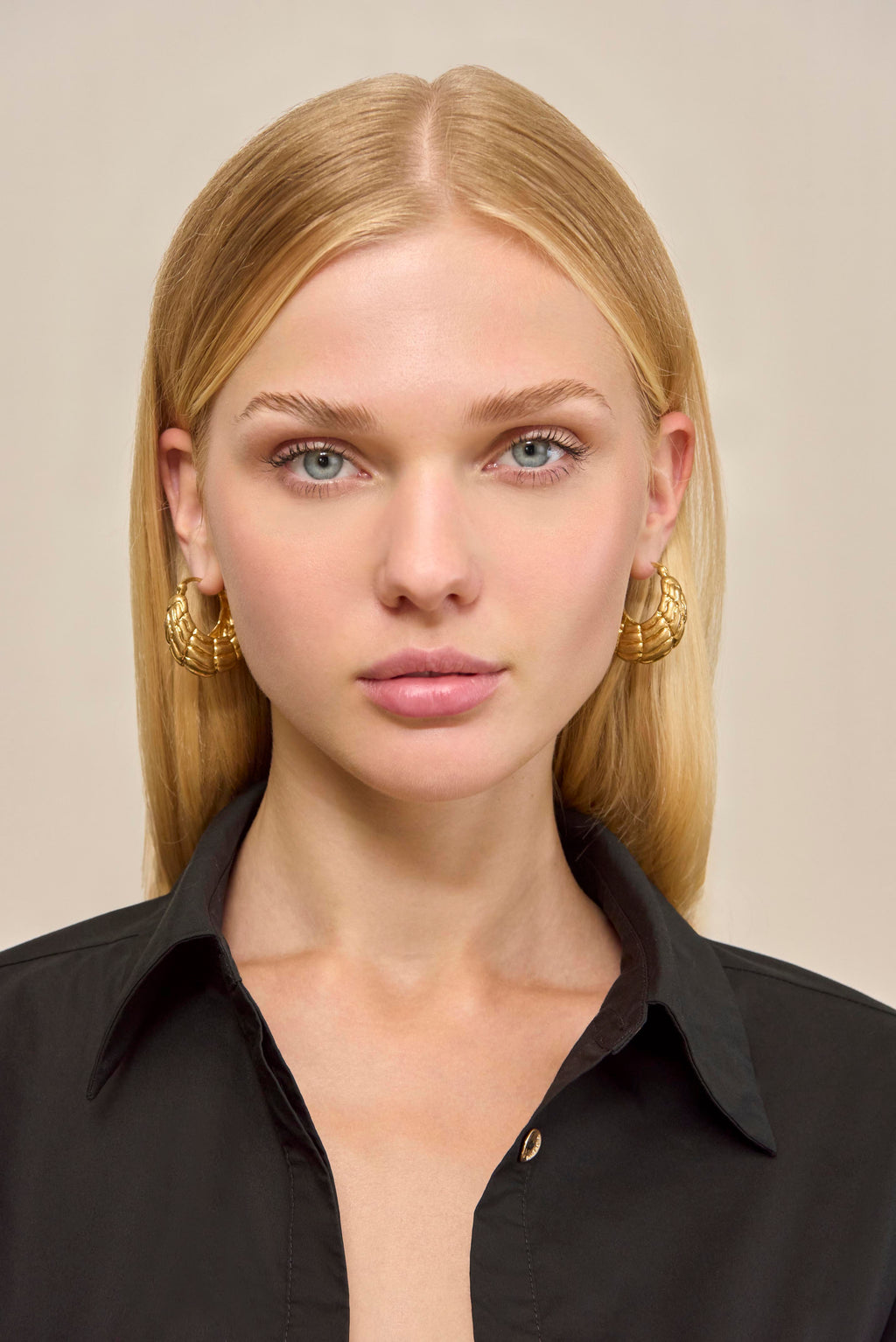 FARINA EARRING - ANTIQUE BRASS