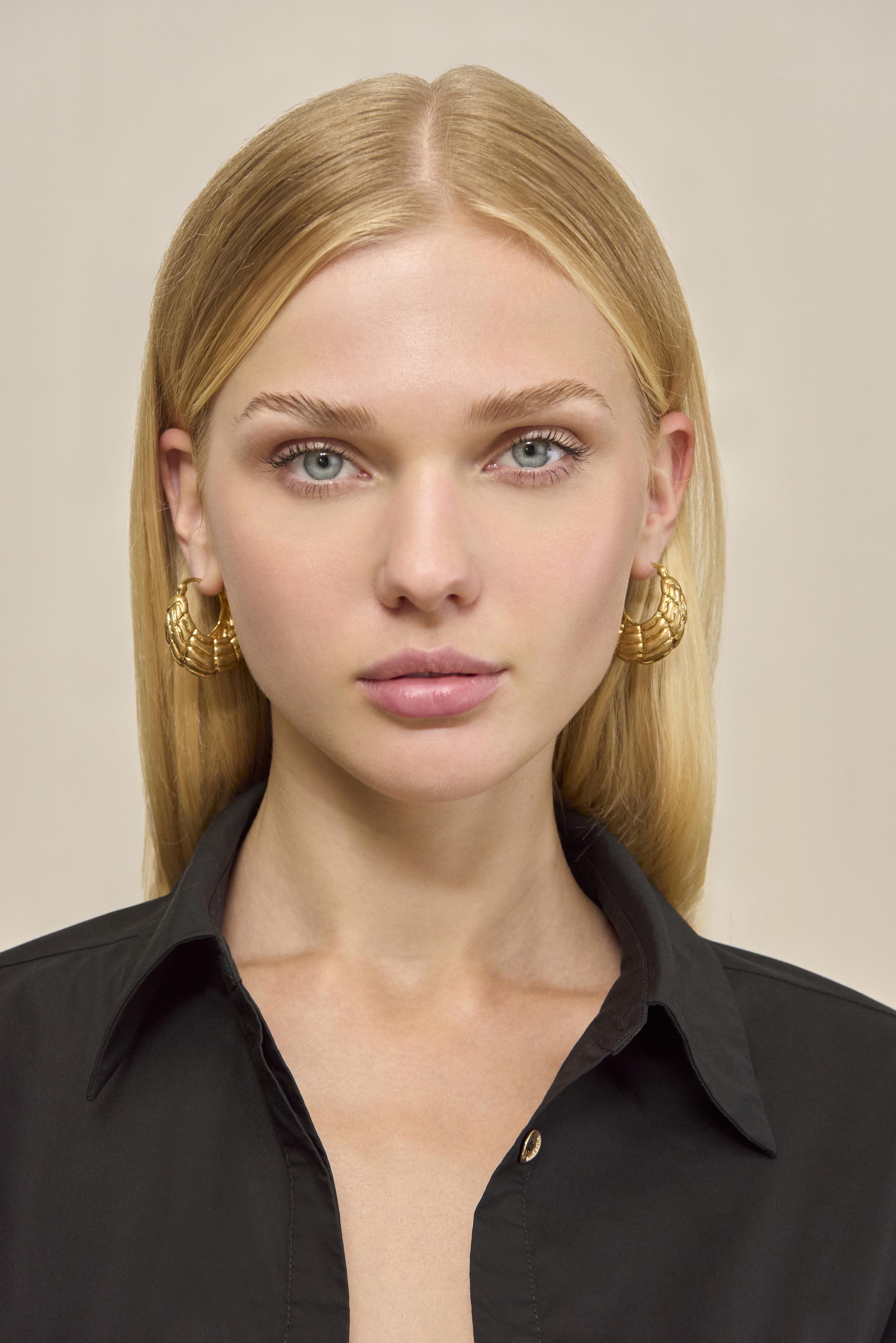 FARINA EARRING - ANTIQUE BRASS