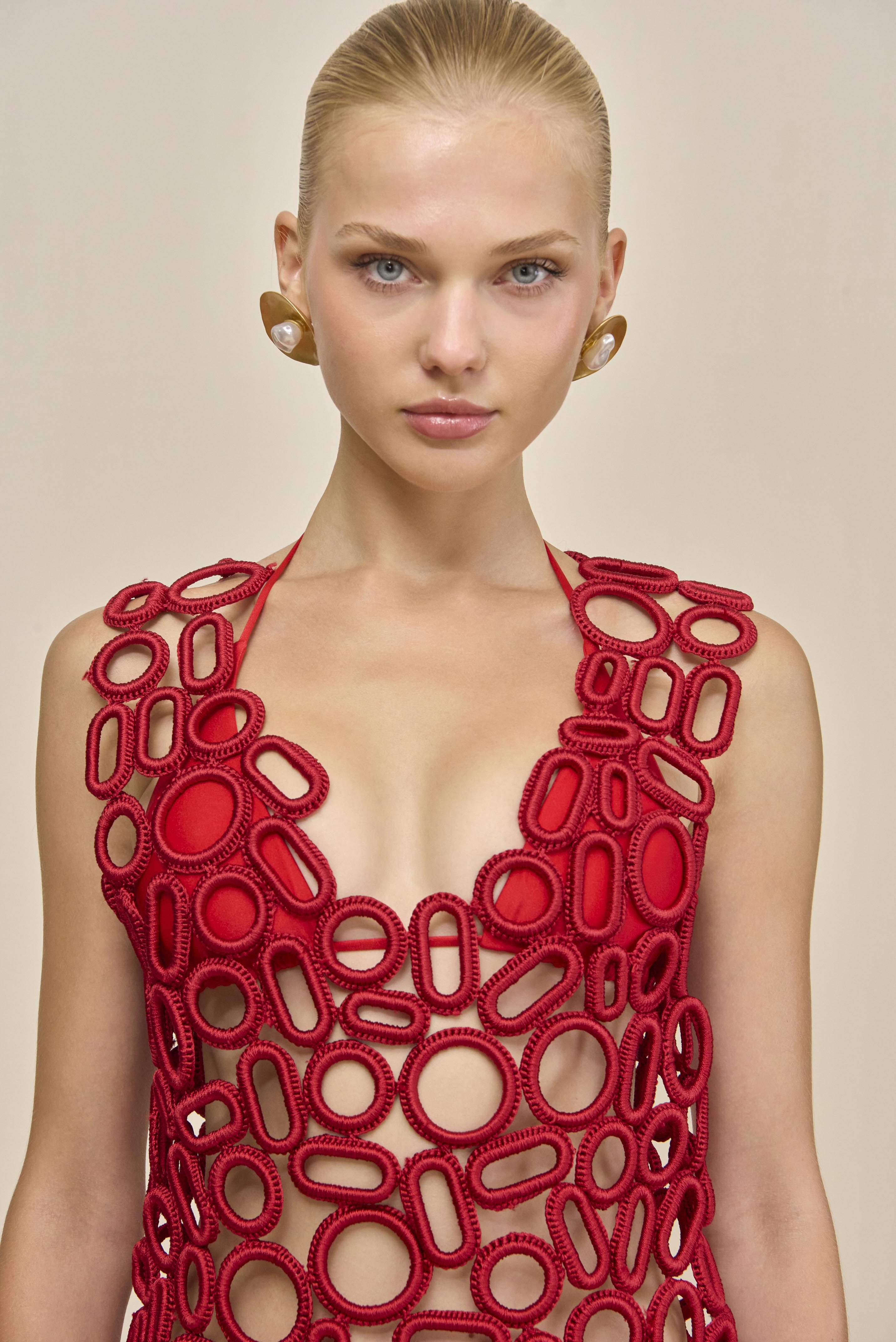 COLE CROCHET DRESS - GHERMEZ