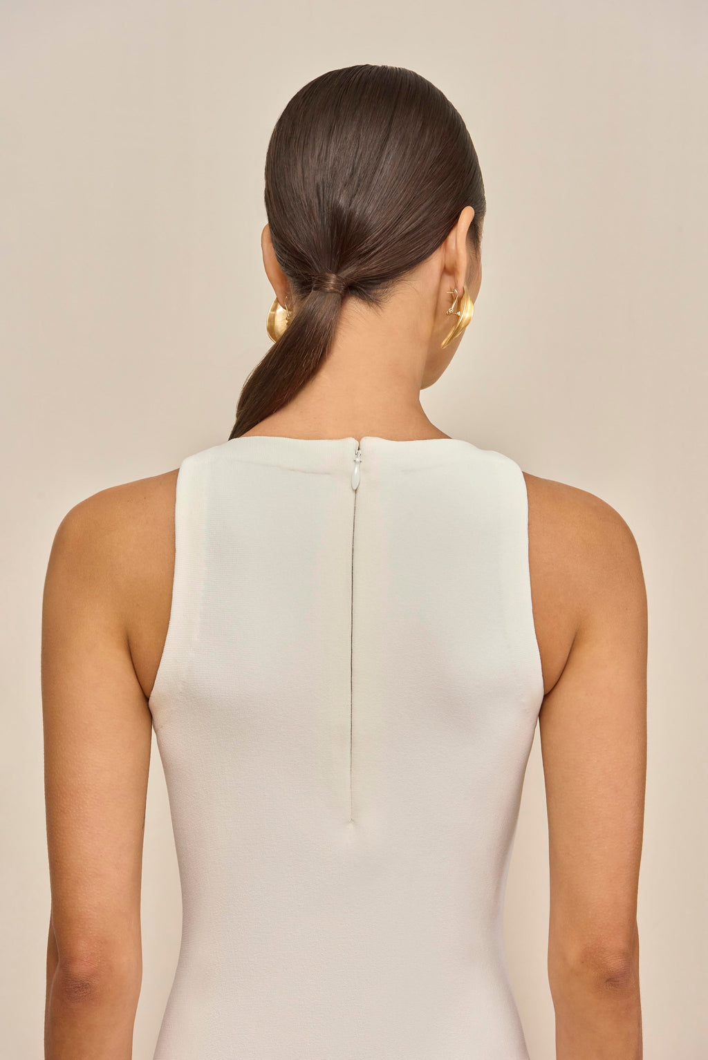 FRANCO KNIT DRESS - OFF WHITE