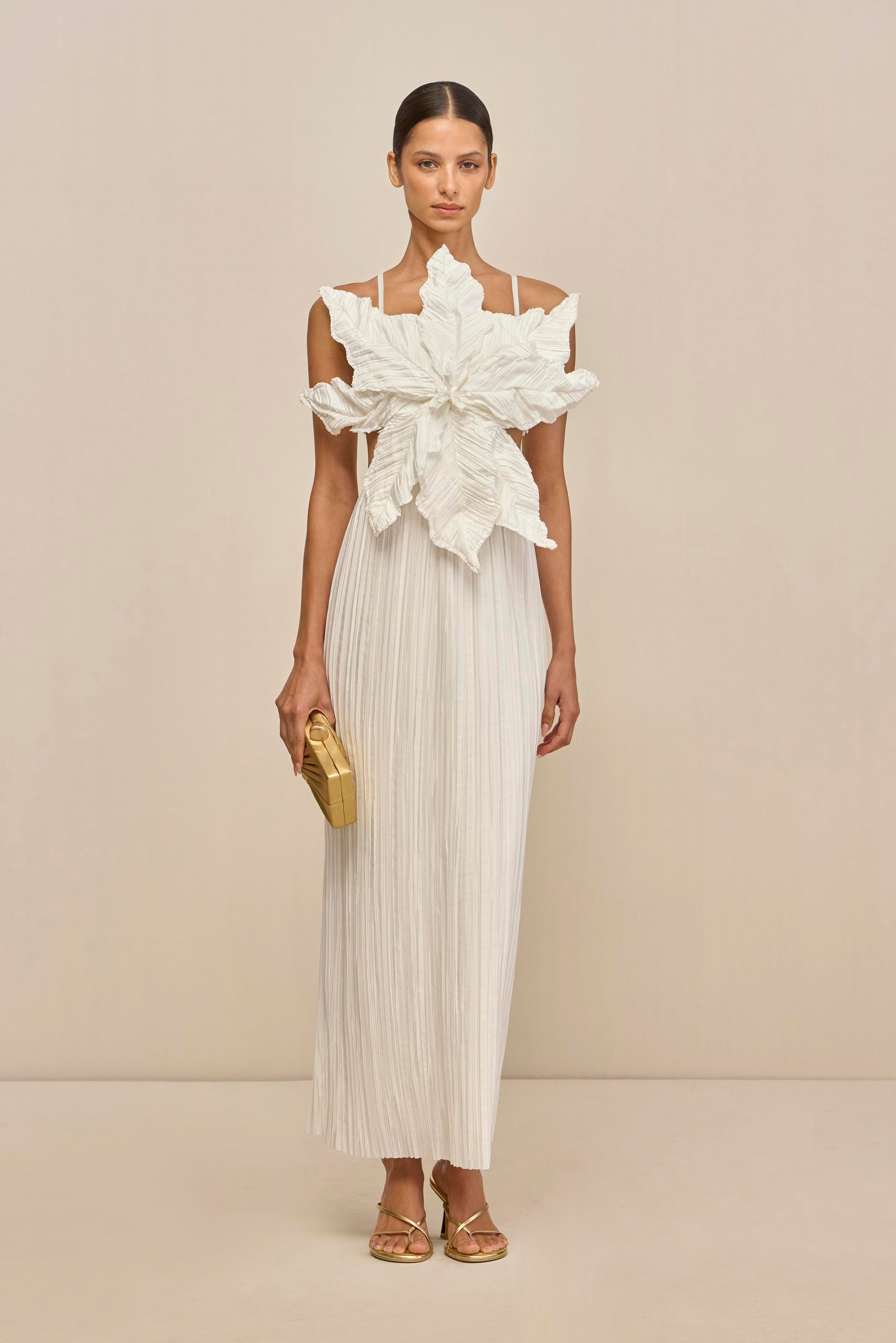 HESTRA GOWN - OFF WHITE