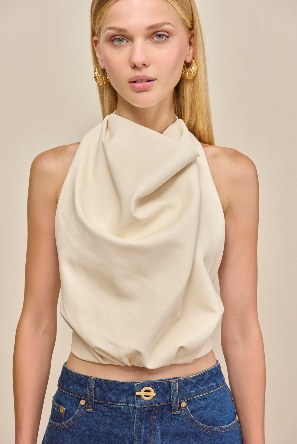 ADRIENNE TOP - SEASHELL