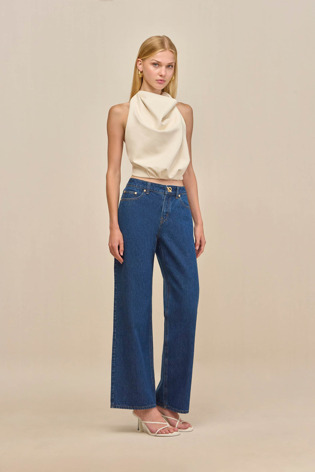 ADRIENNE TOP - SEASHELL