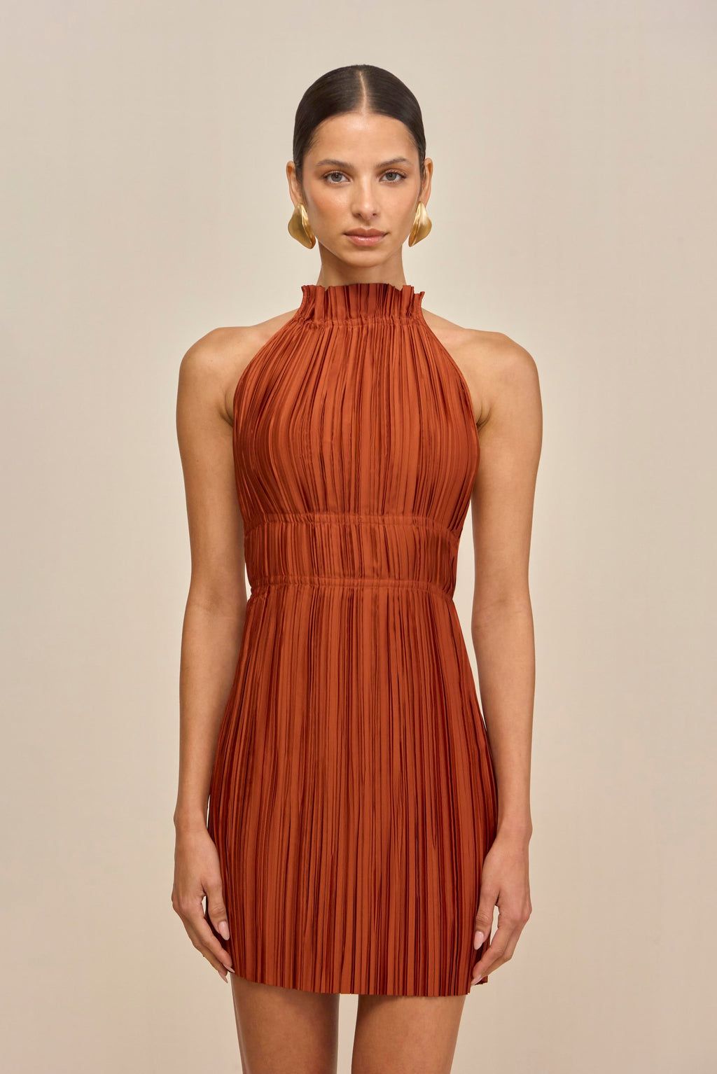 BETHANIE DRESS - TANNIN