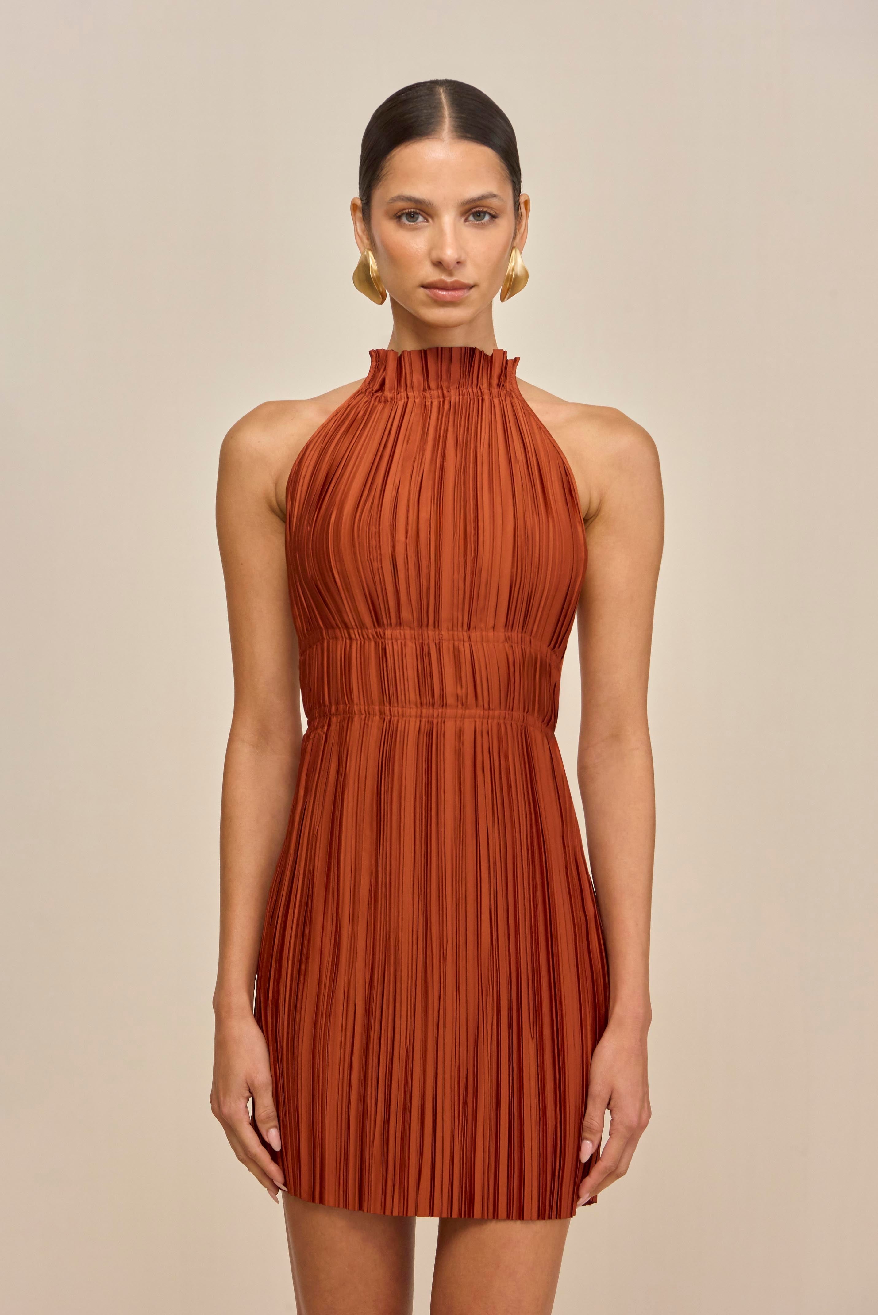 BETHANIE DRESS - TANNIN