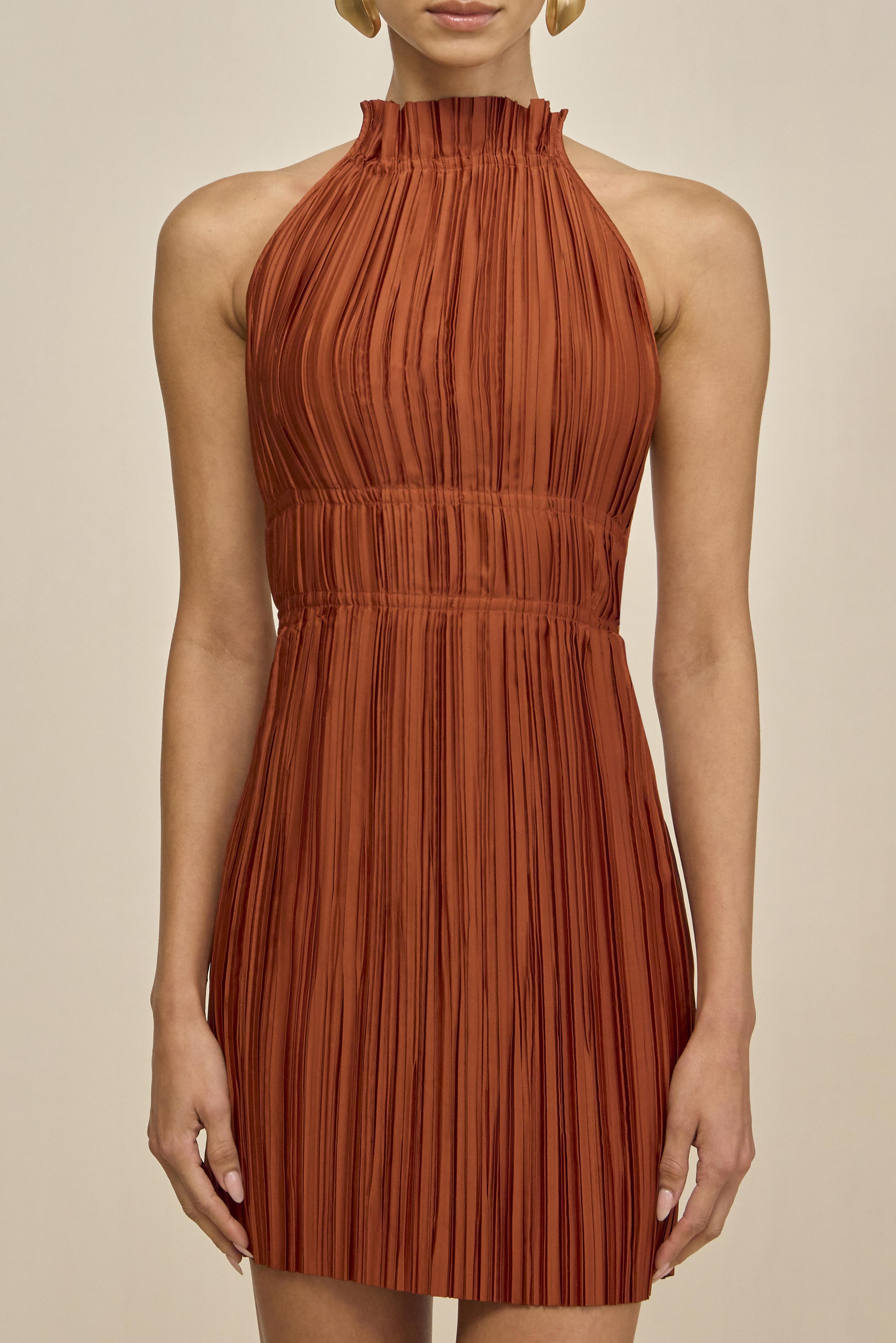 BETHANIE DRESS - TANNIN