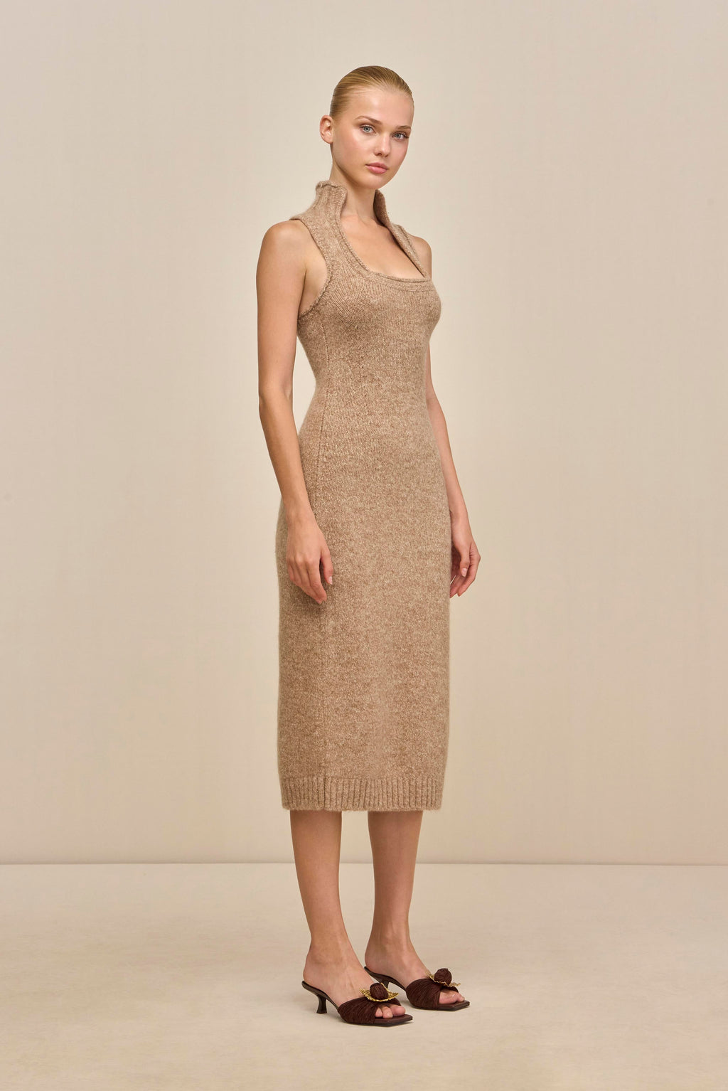 CASEY KNIT DRESS - BEACH MELANGE