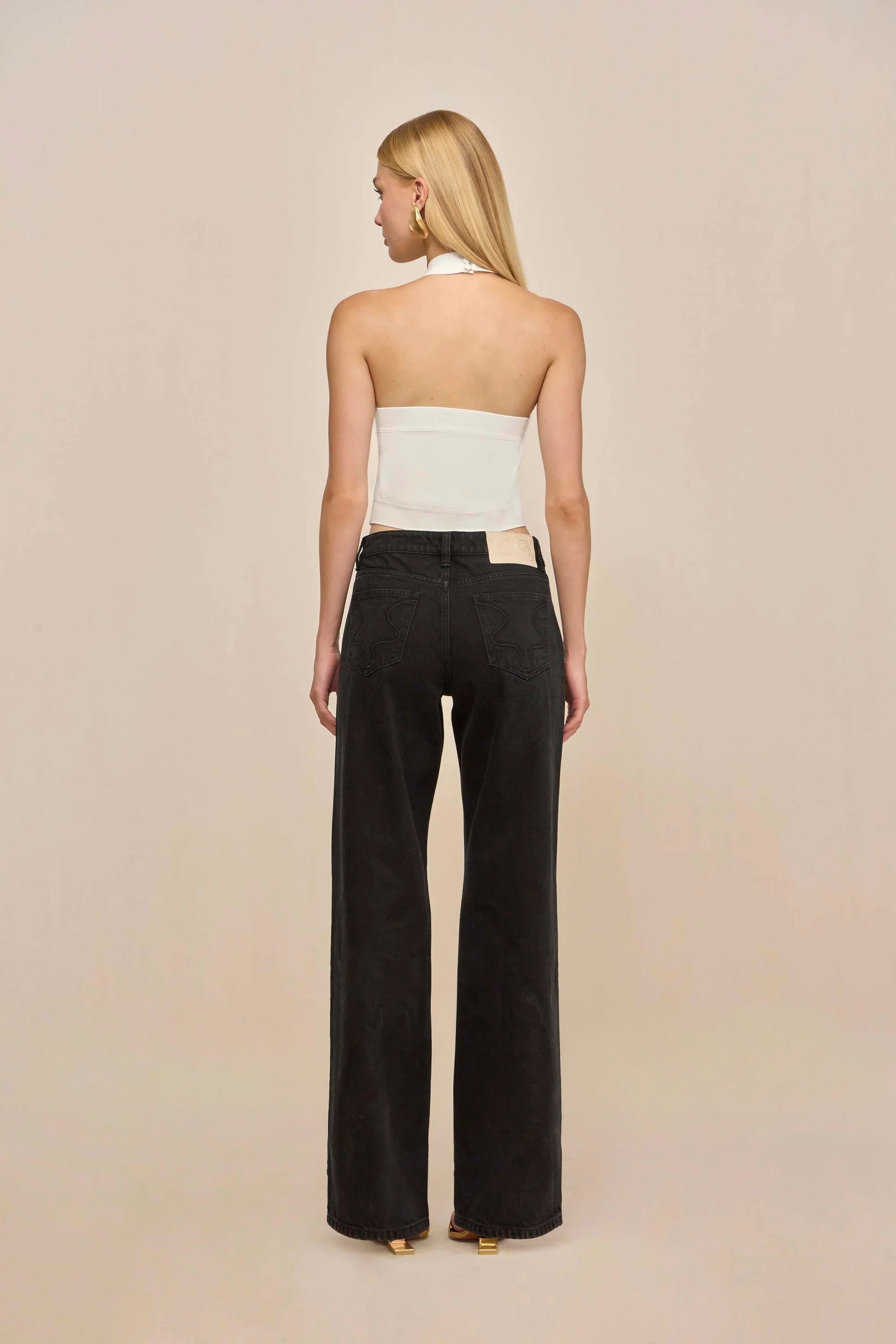 LOUISA KNIT TOP - OFF WHITE