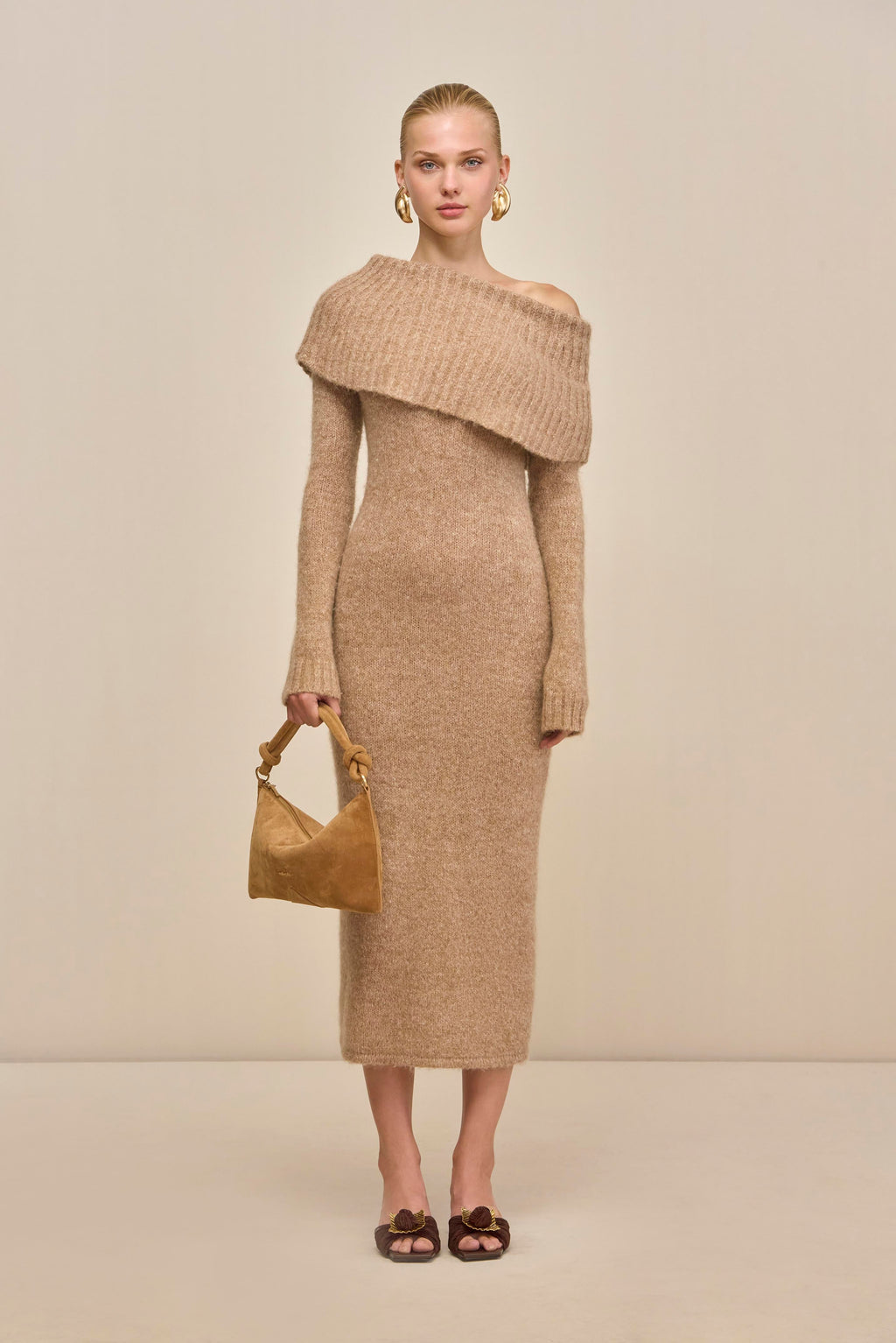 HERA MINI SHOULDER BAG - CAMEL