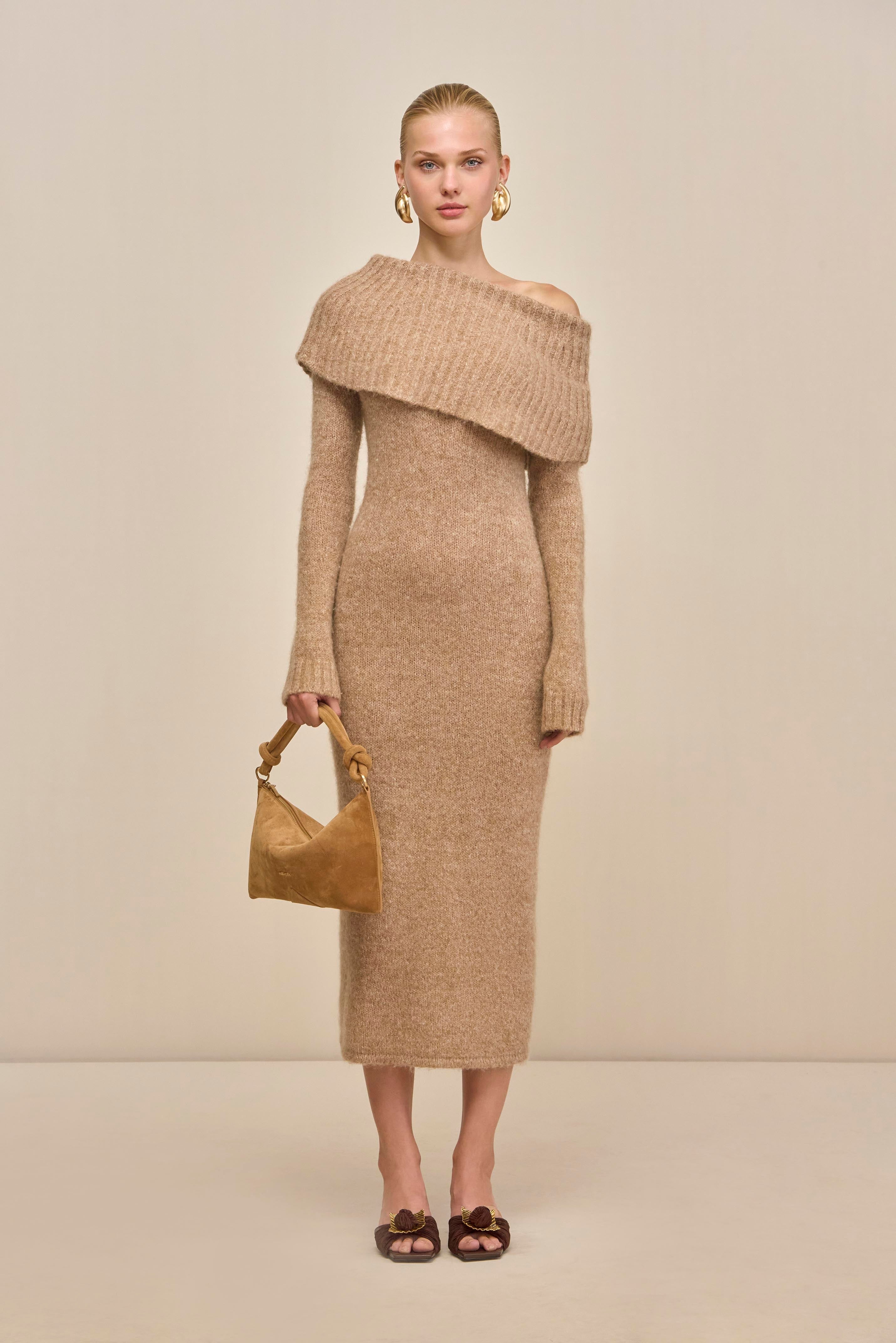 HERA MINI SHOULDER BAG - CAMEL