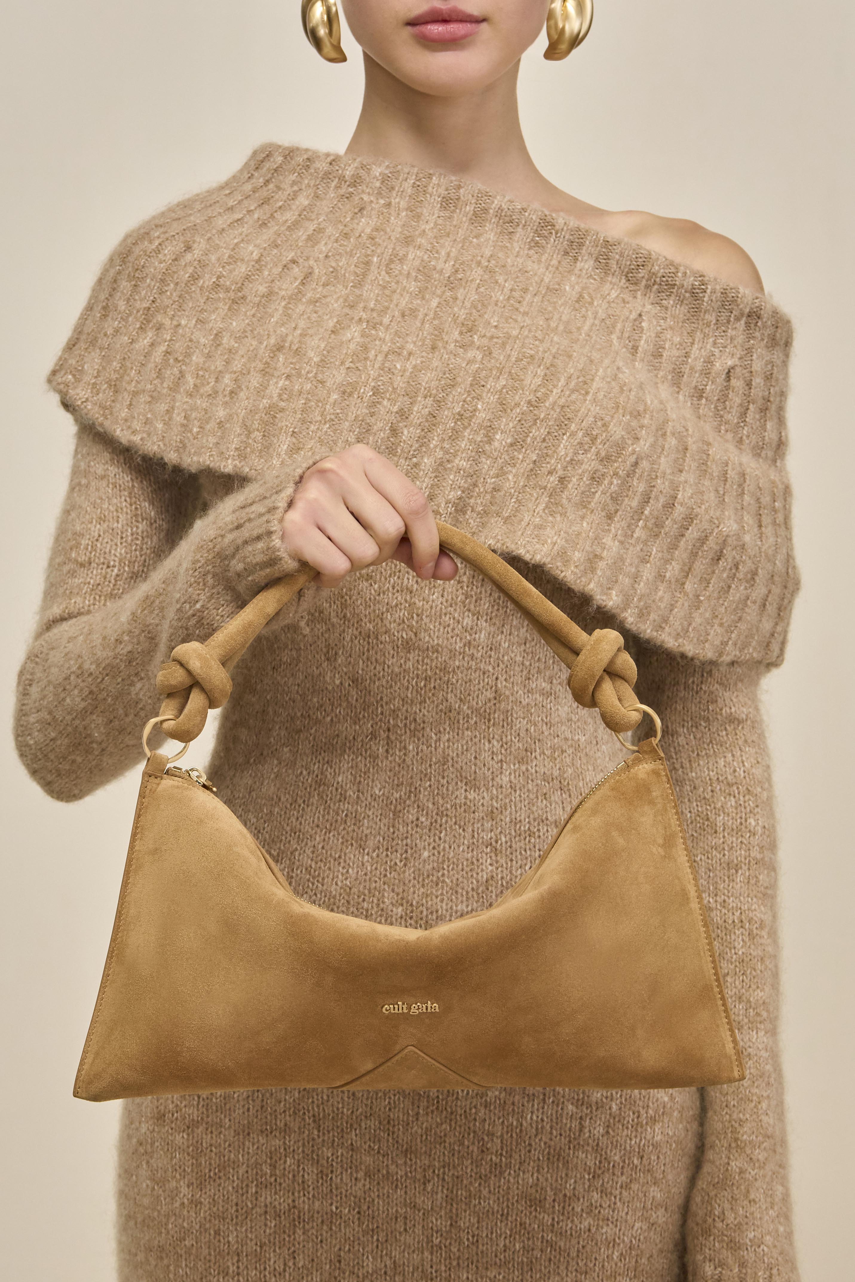 HERA MINI SHOULDER BAG - CAMEL