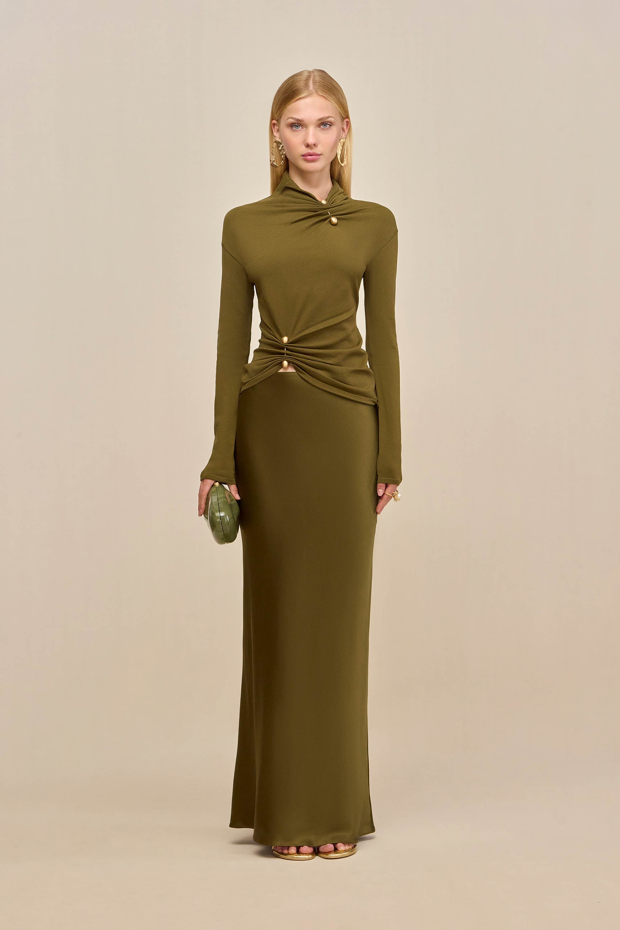 CALLIE KNIT TOP - ROSEMARY