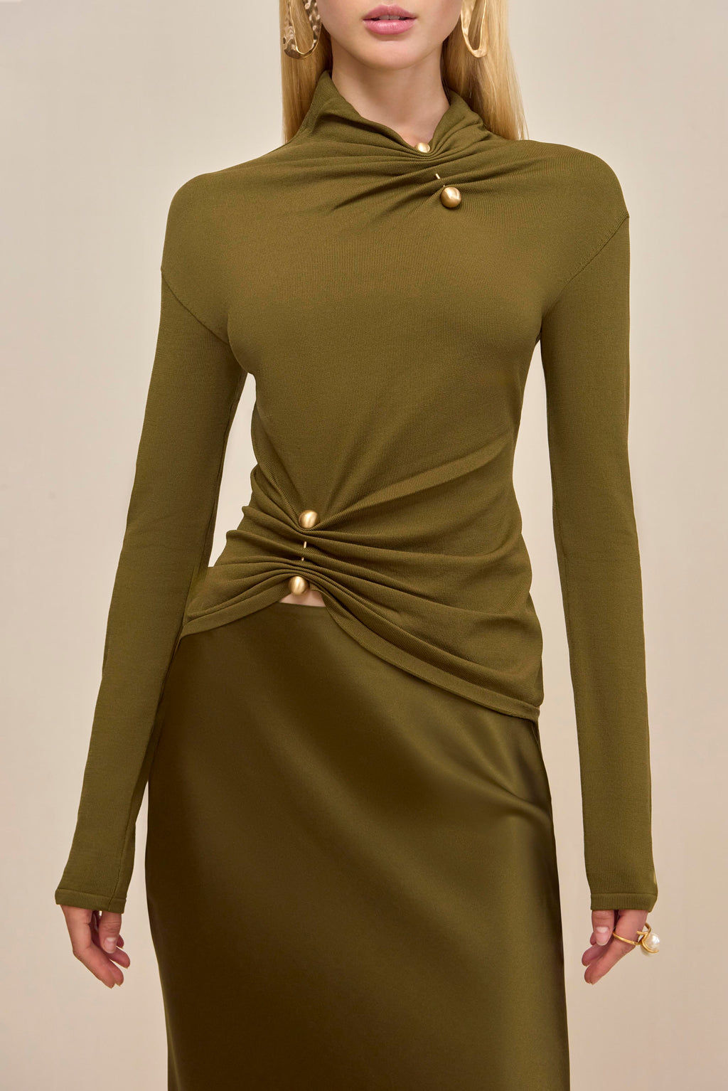 CALLIE KNIT TOP - ROSEMARY