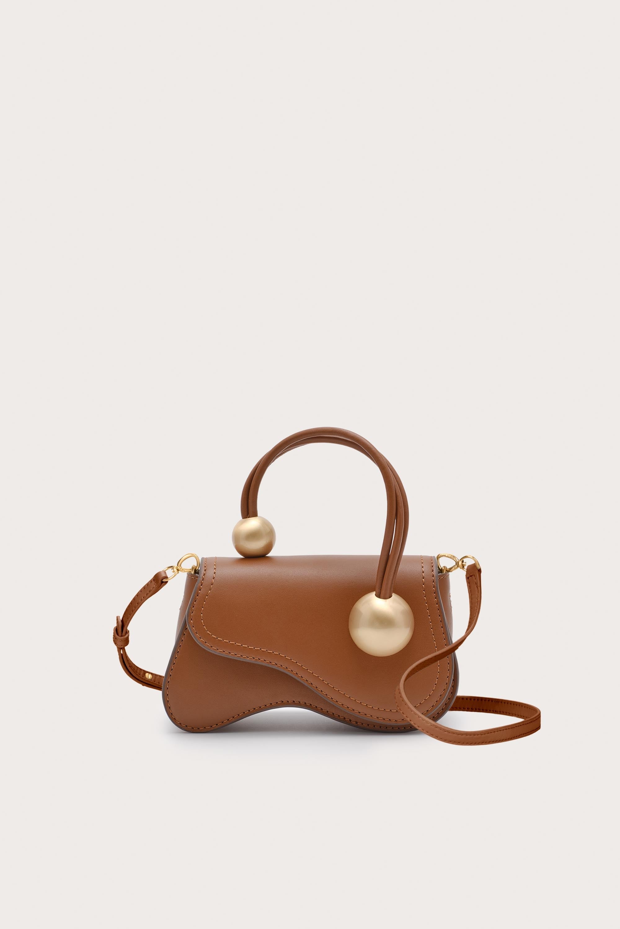 KAZIA NANO CROSSBODY BAG - PECAN