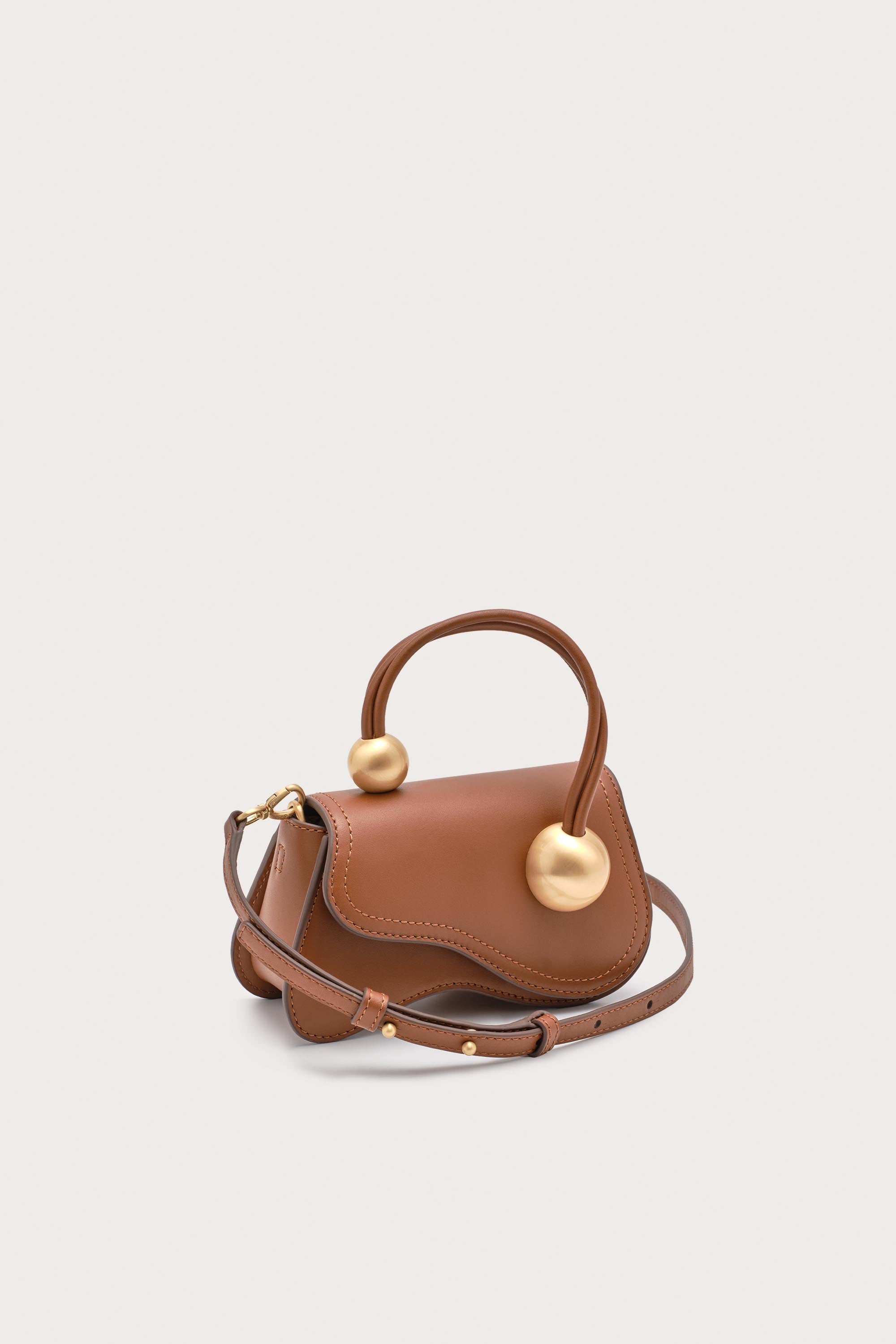 KAZIA NANO CROSSBODY BAG - PECAN