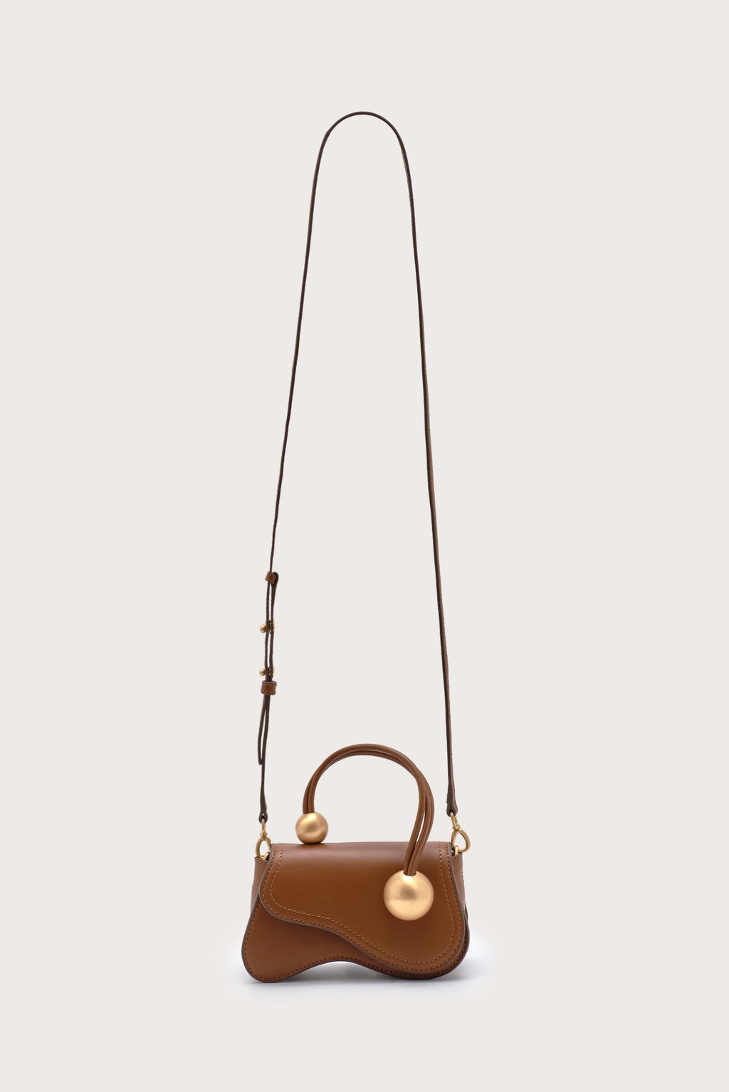 KAZIA NANO CROSSBODY BAG - PECAN