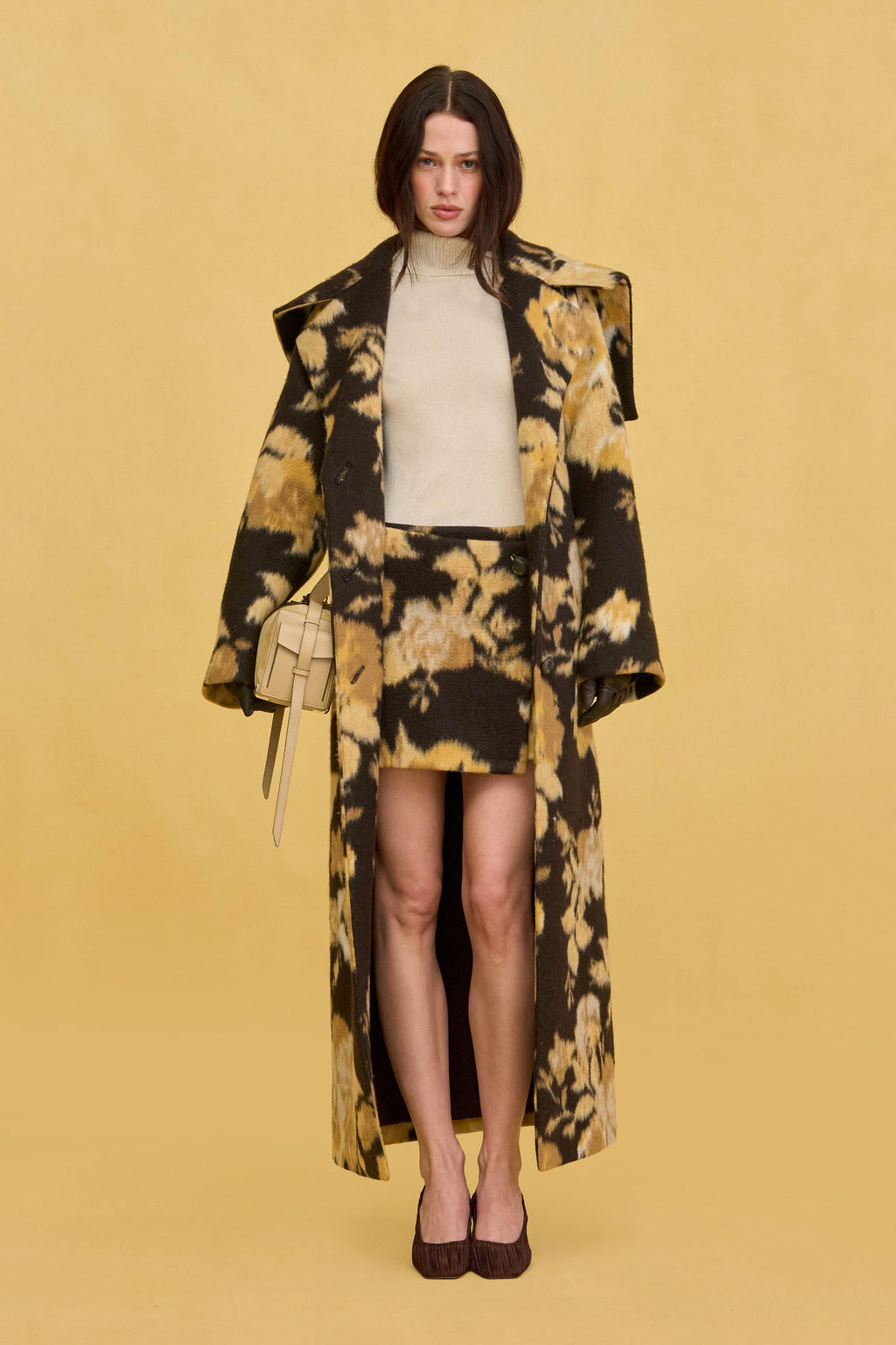 LINDEN COAT - WHEAT MULTI