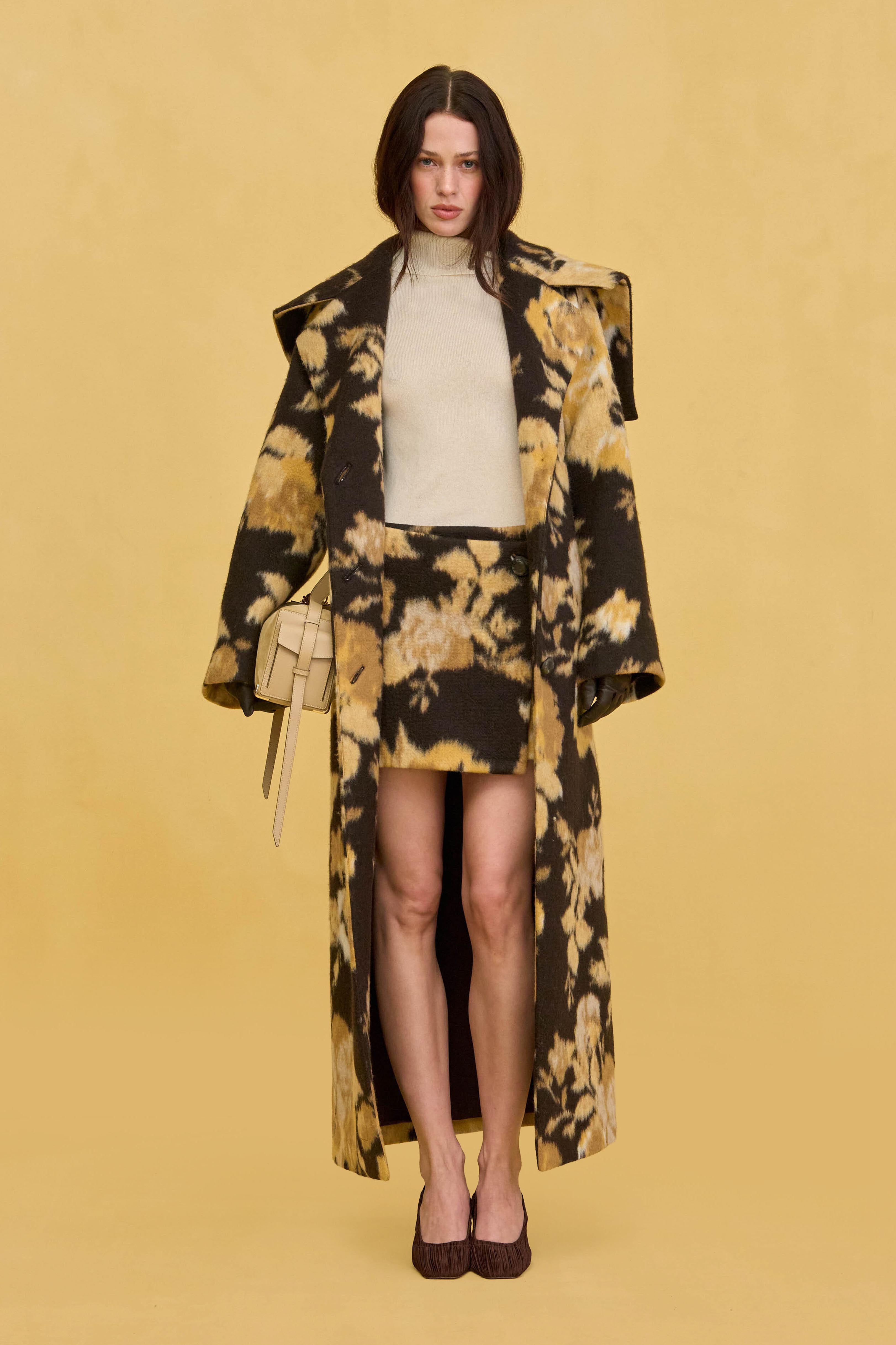 LINDEN COAT - WHEAT MULTI
