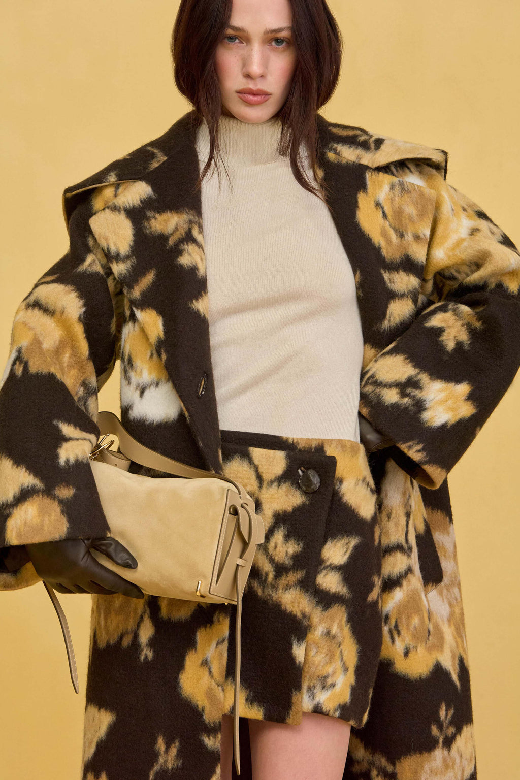 LINDEN COAT - WHEAT MULTI